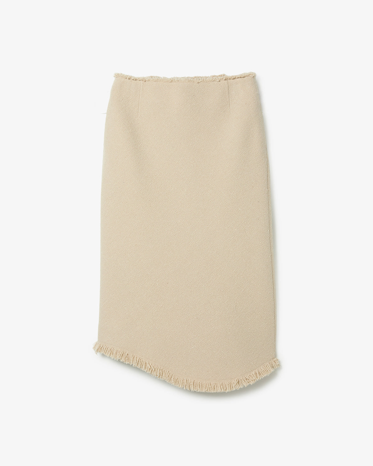 HOMESPUN TWEED FRINGE SKIRT