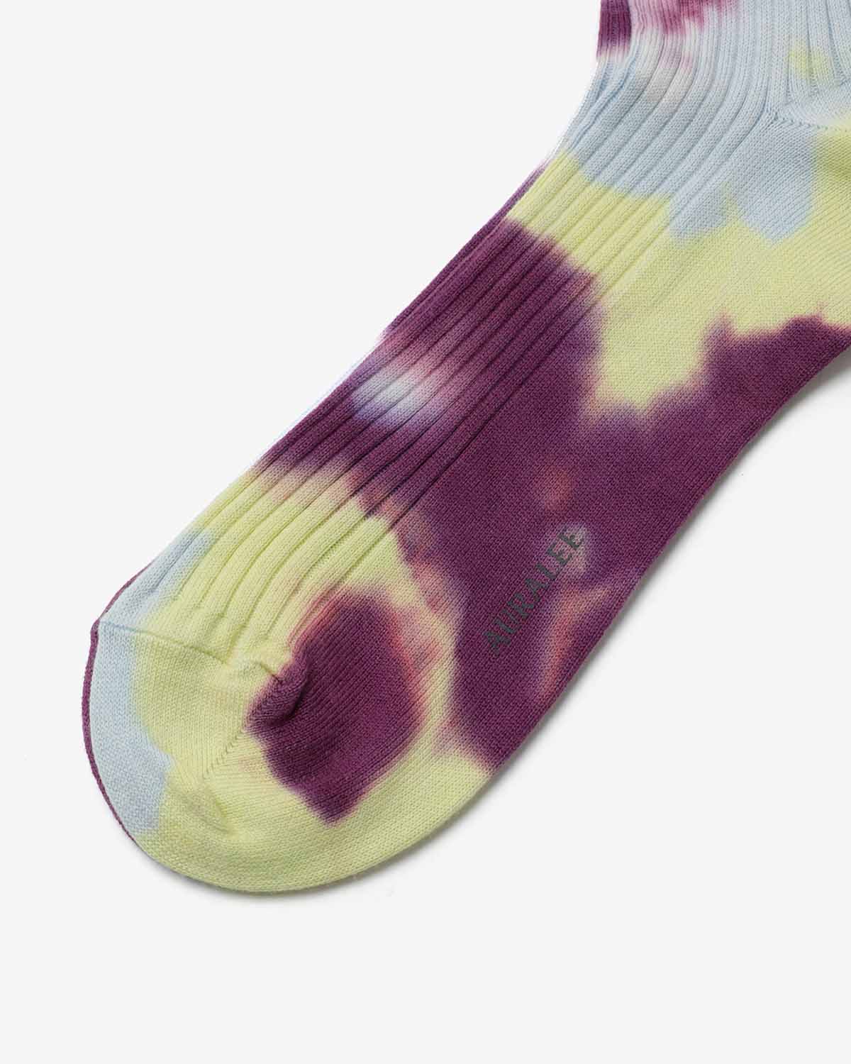 GIZA HIGH GAUGE TIE-DYE SOCKS (WOMEN'S)