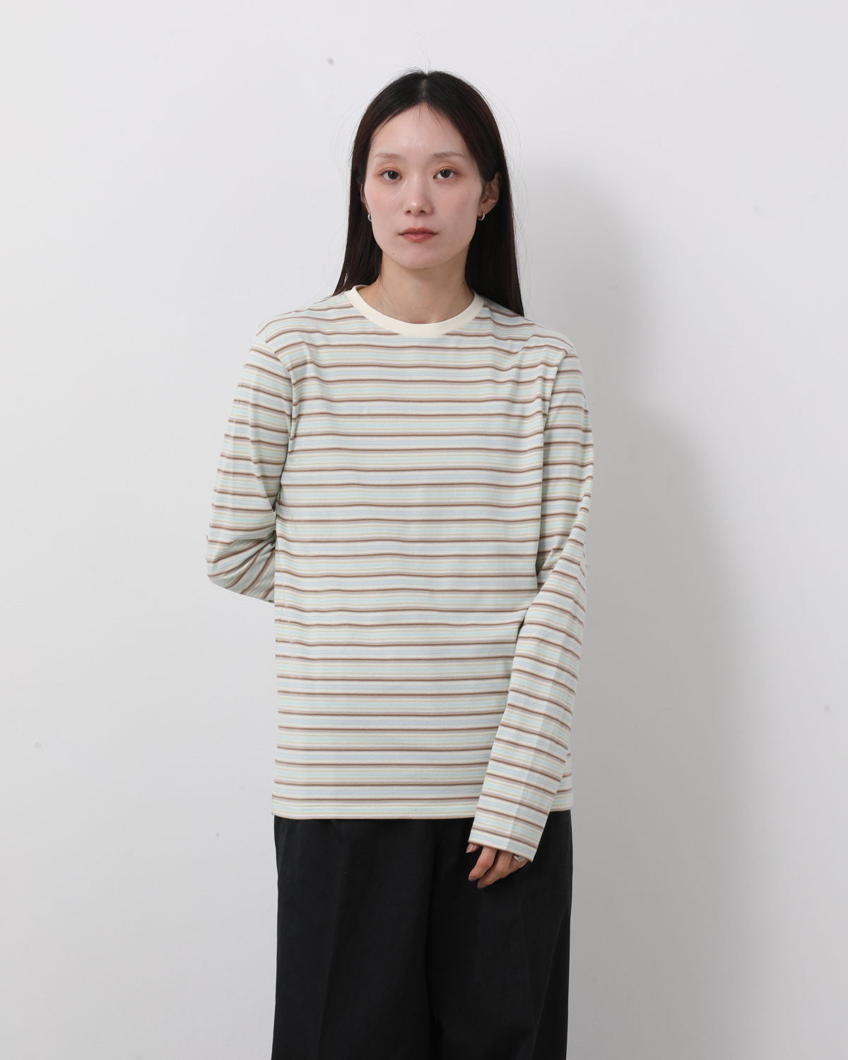 GRADIENT STRIPE JERSEY L/S TEE (WOMEN'S)