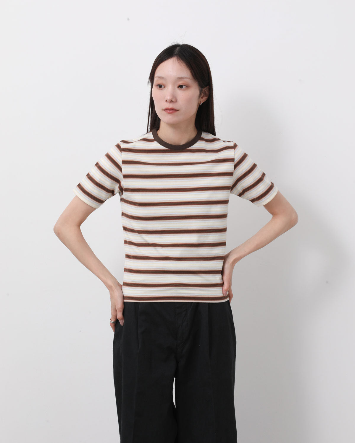 GRADIENT STRIPE JERSEY TEE (WOMEN'S)