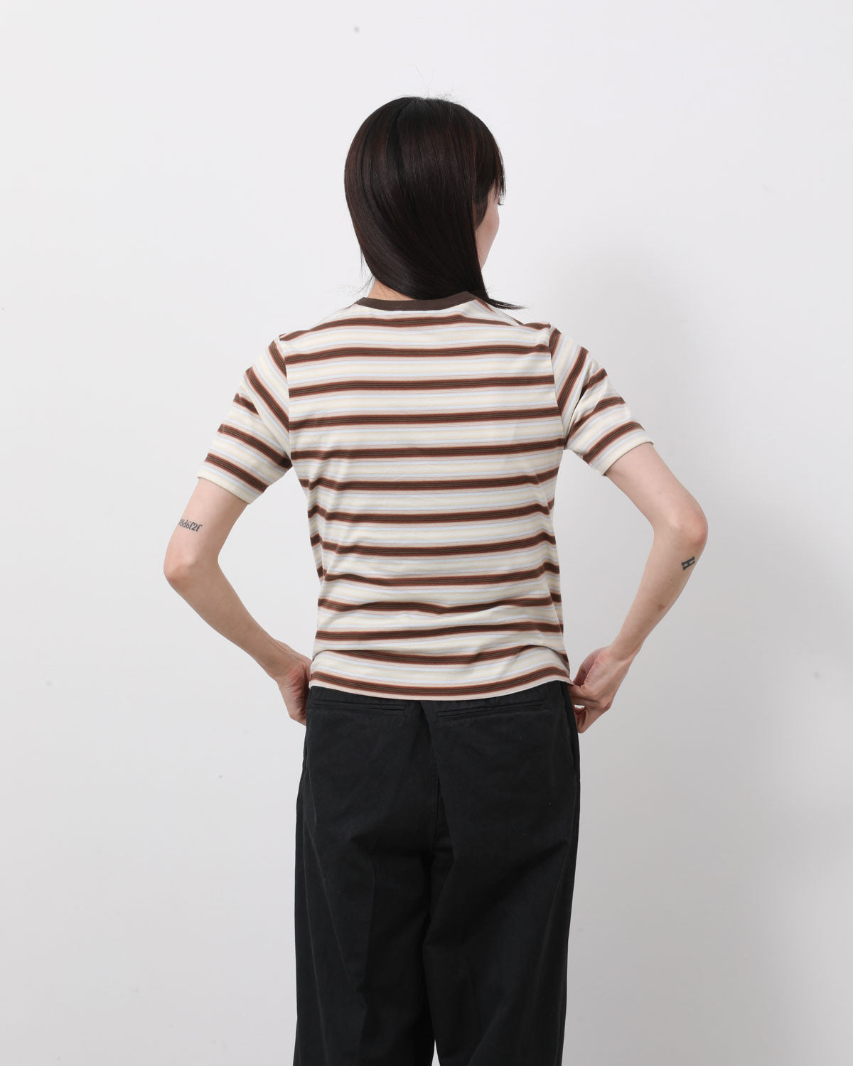 GRADIENT STRIPE JERSEY TEE (WOMEN'S)