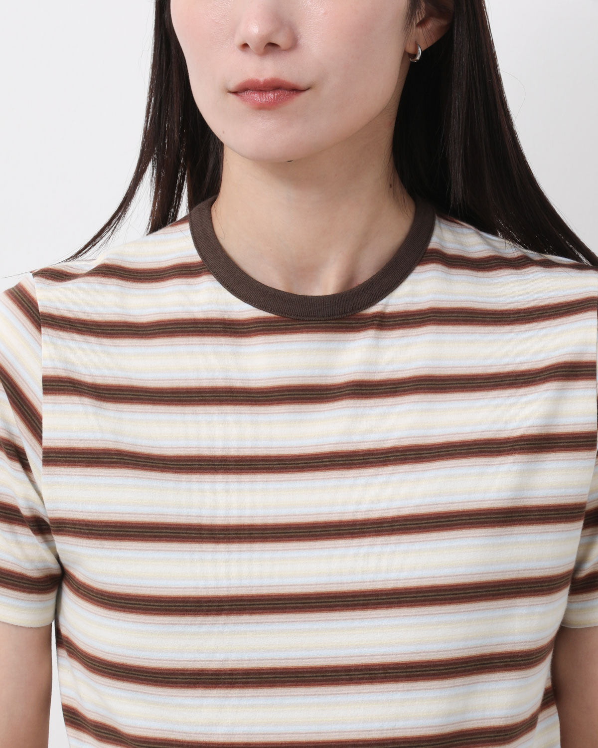 GRADIENT STRIPE JERSEY TEE (WOMEN'S)