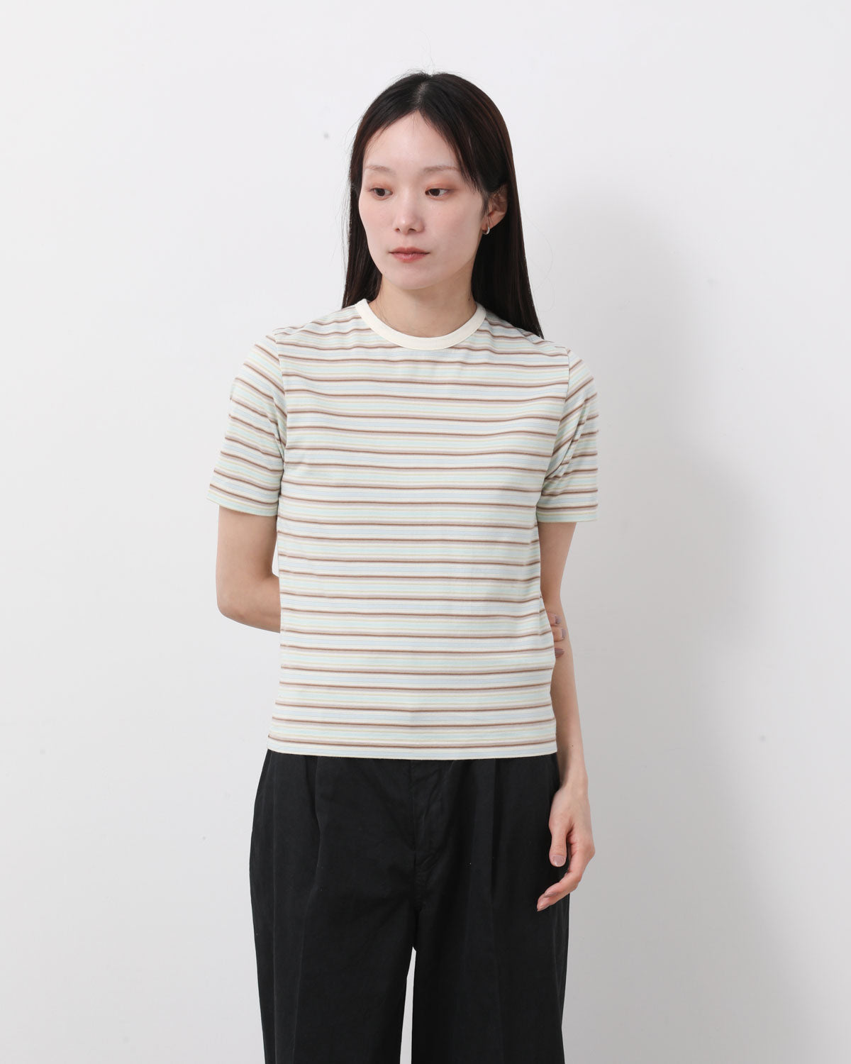GRADIENT STRIPE JERSEY TEE (WOMEN'S)