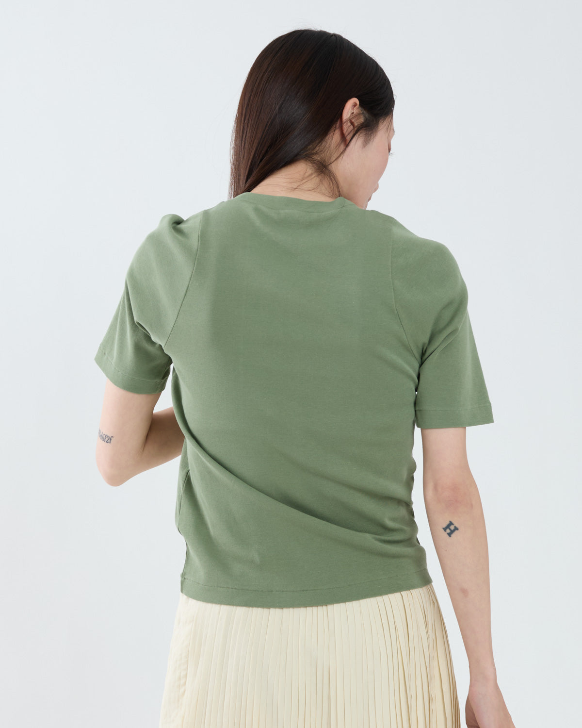ORGANIC COTTON FINE RIB TEE