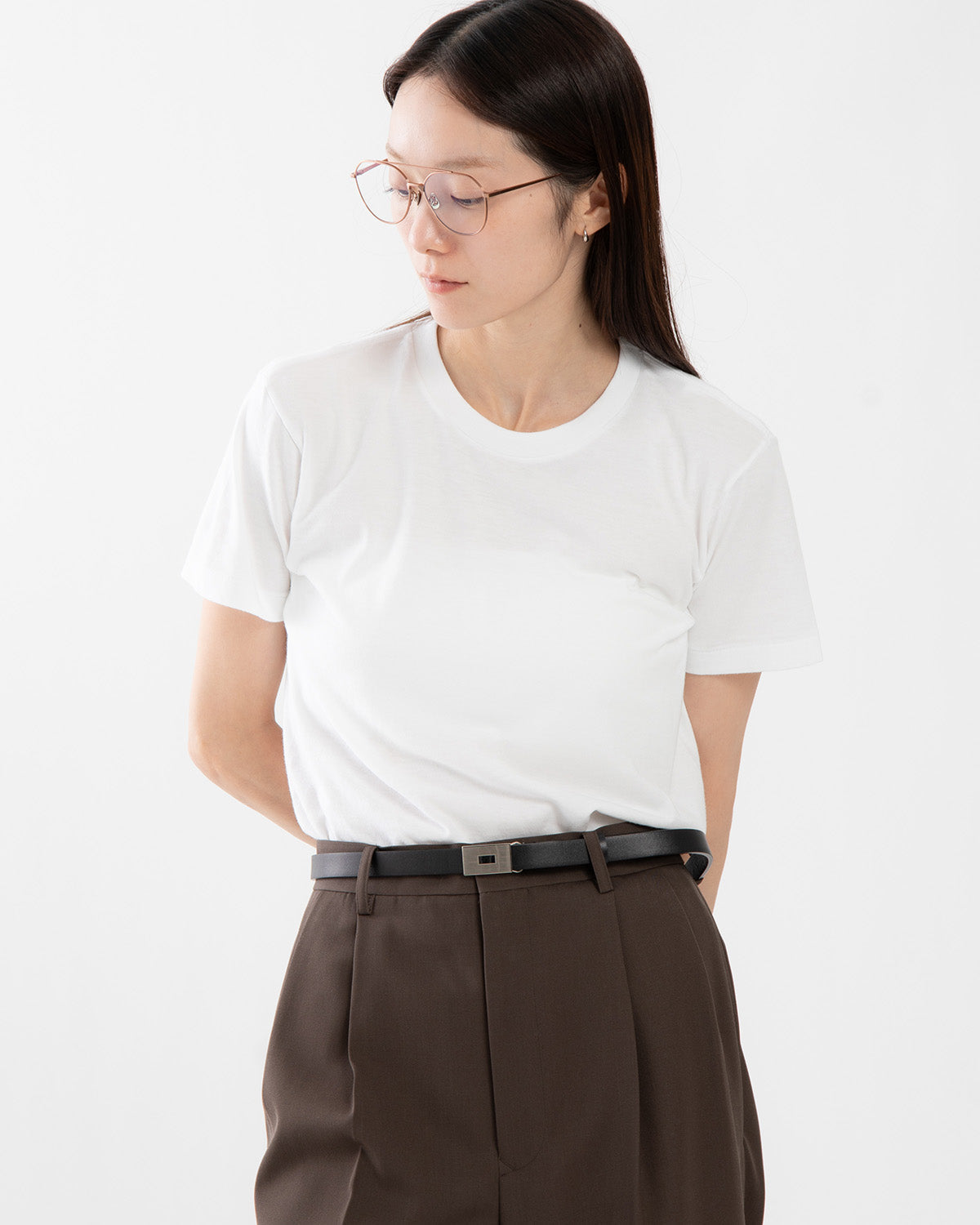 SEAMLESS CREW NECK TEE