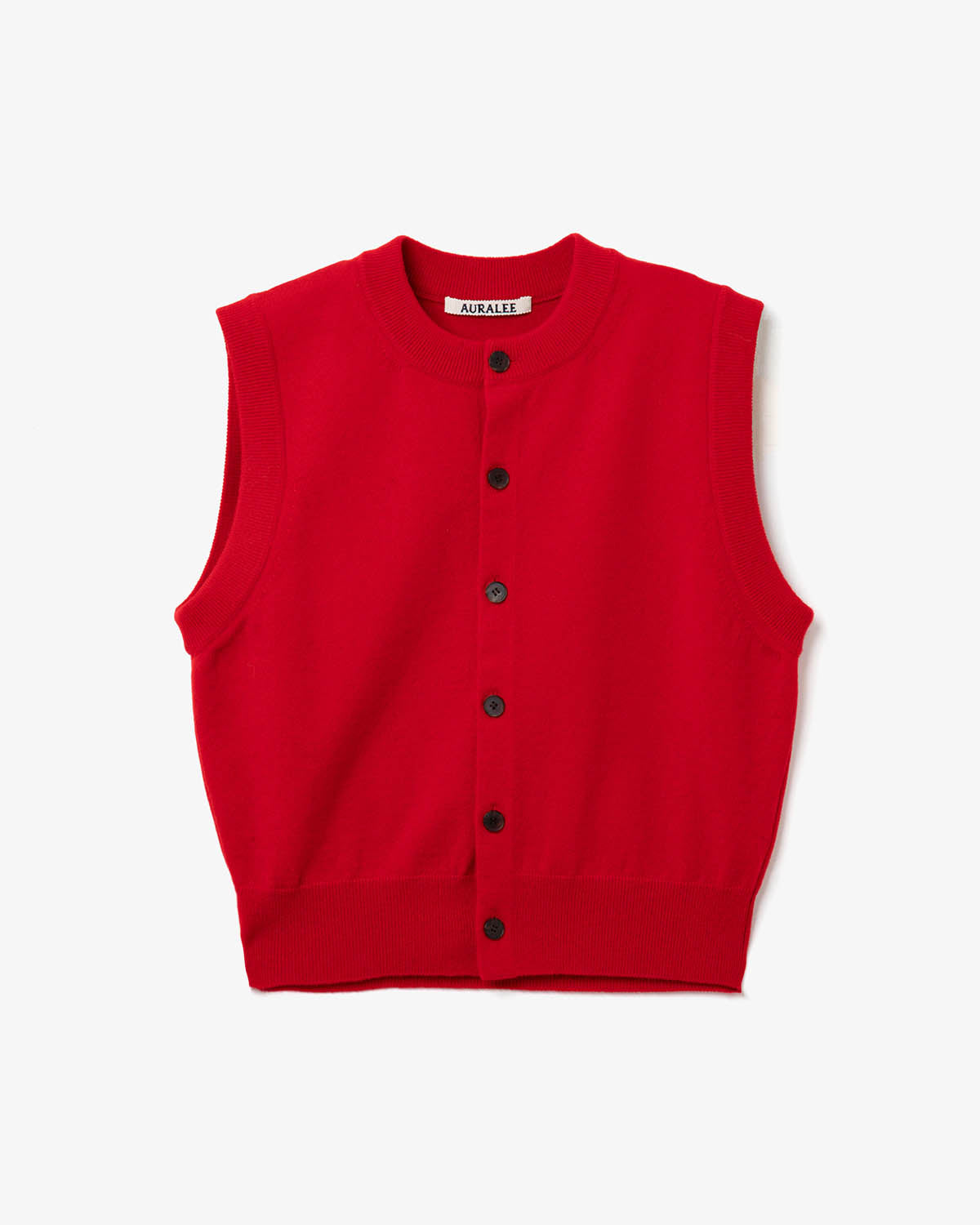 HIGH TWIST WOOL KNIT VEST