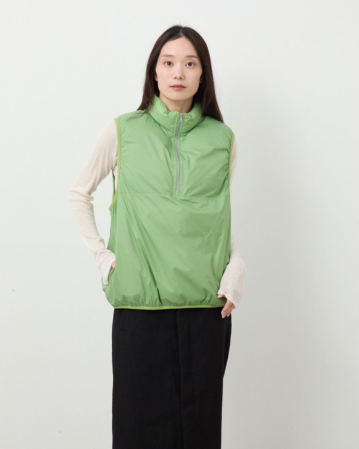 SUPER LIGHT NYLON RIPSTOP DOWN P/O VEST (WOMEN'S)