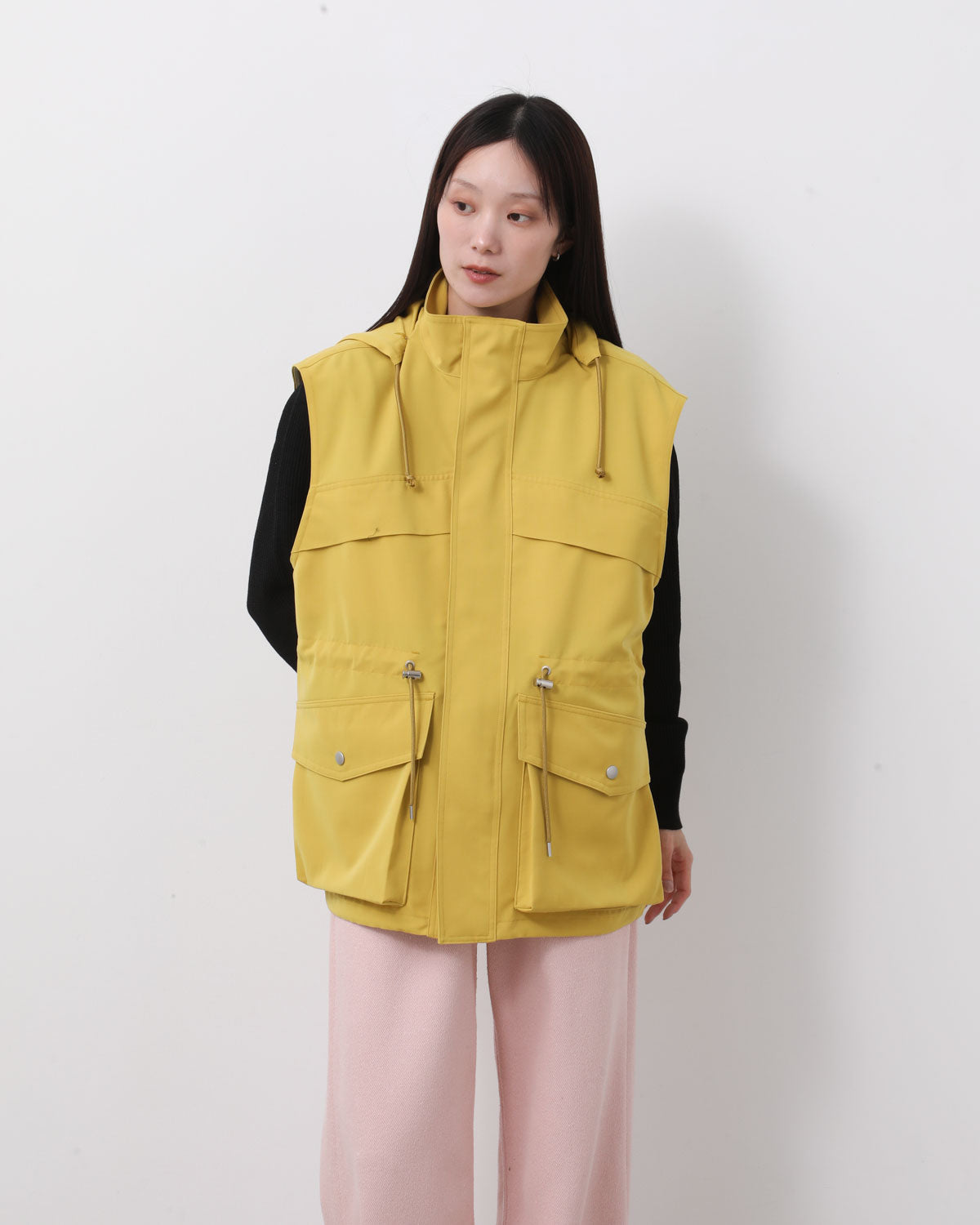 WOOL MAX CANVAS OVER VEST (WOMEN'S)