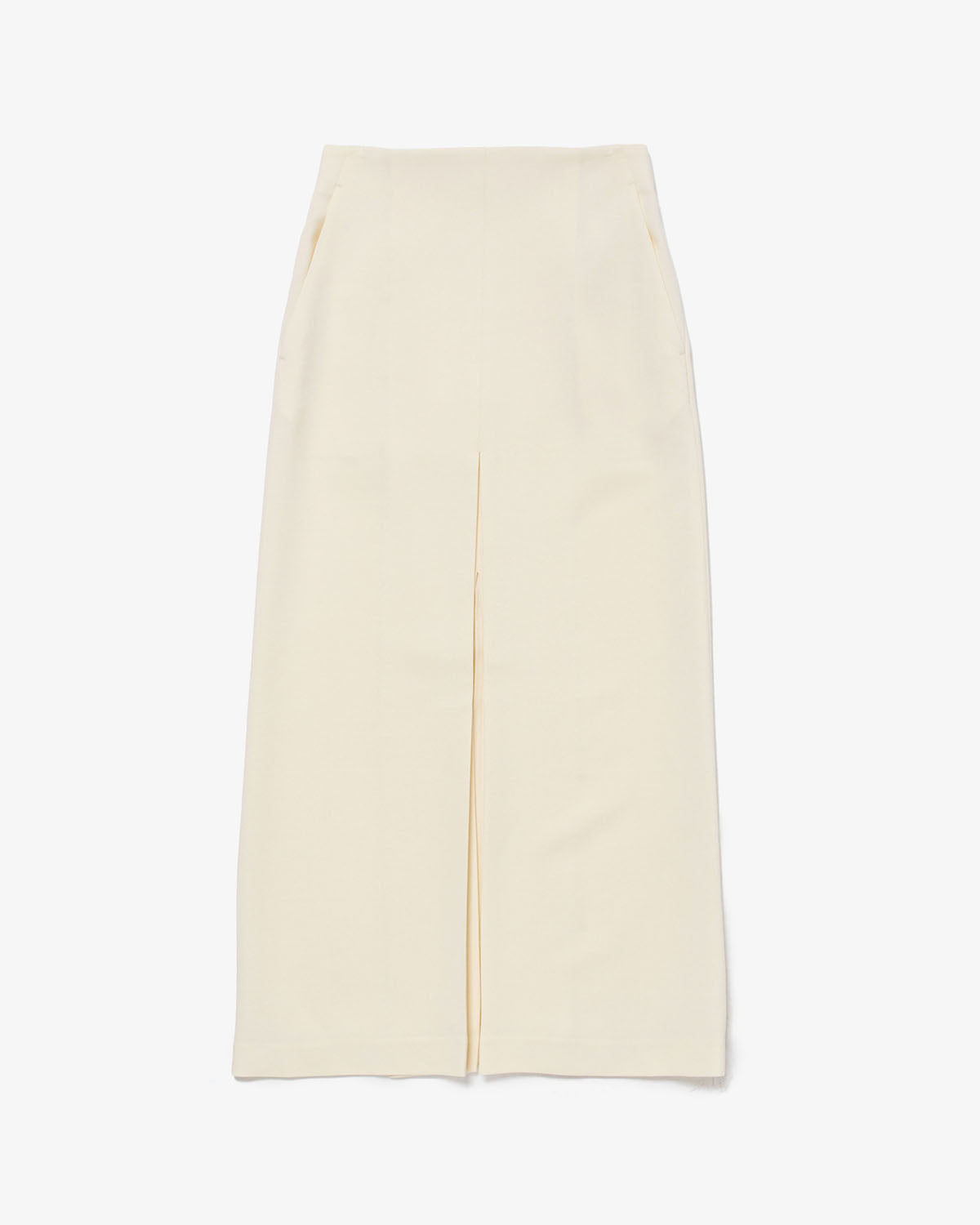 TENSE WOOL DOUBLE CLOTH SKIRT