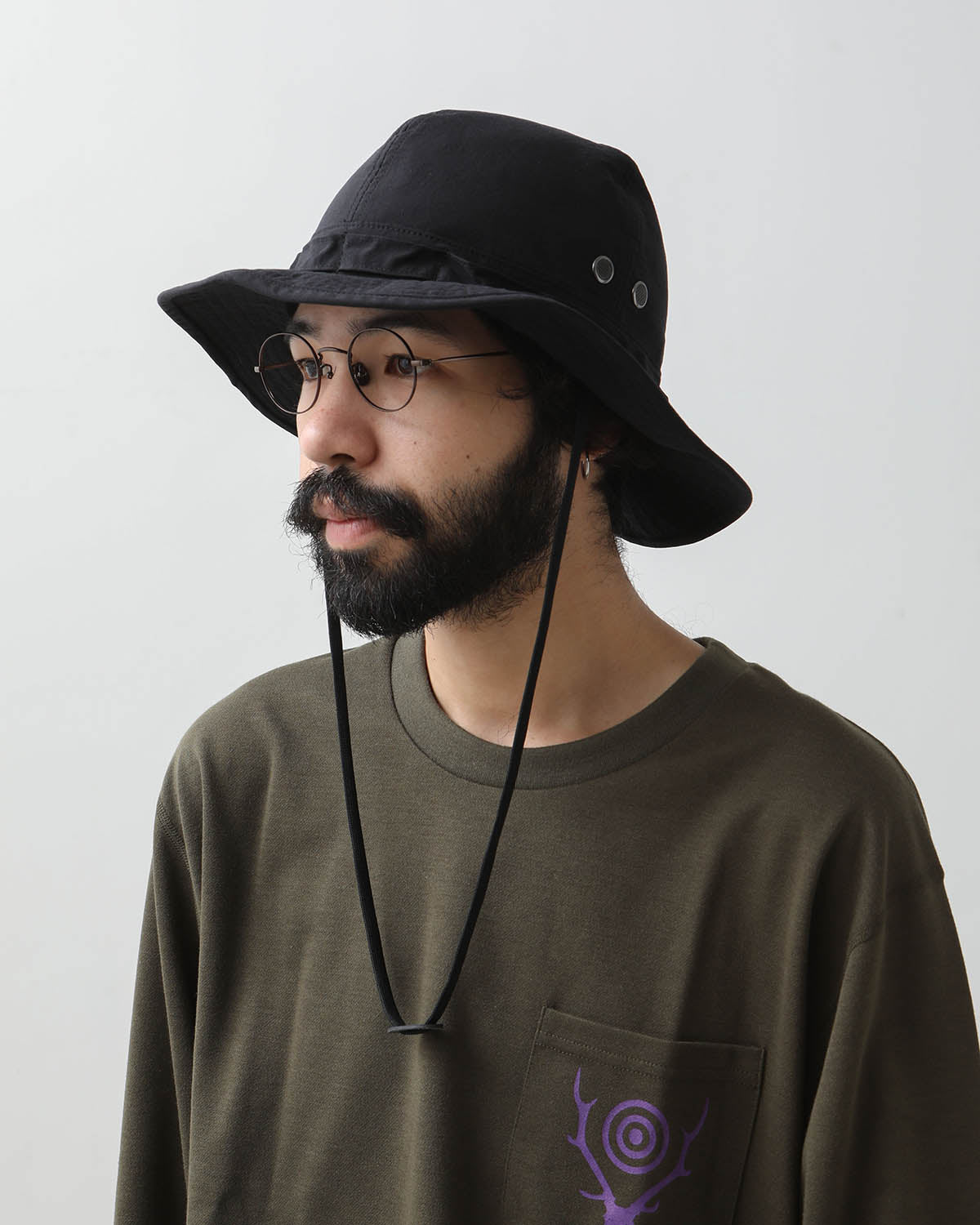 JUNGLE HAT - NYLON OXFORD