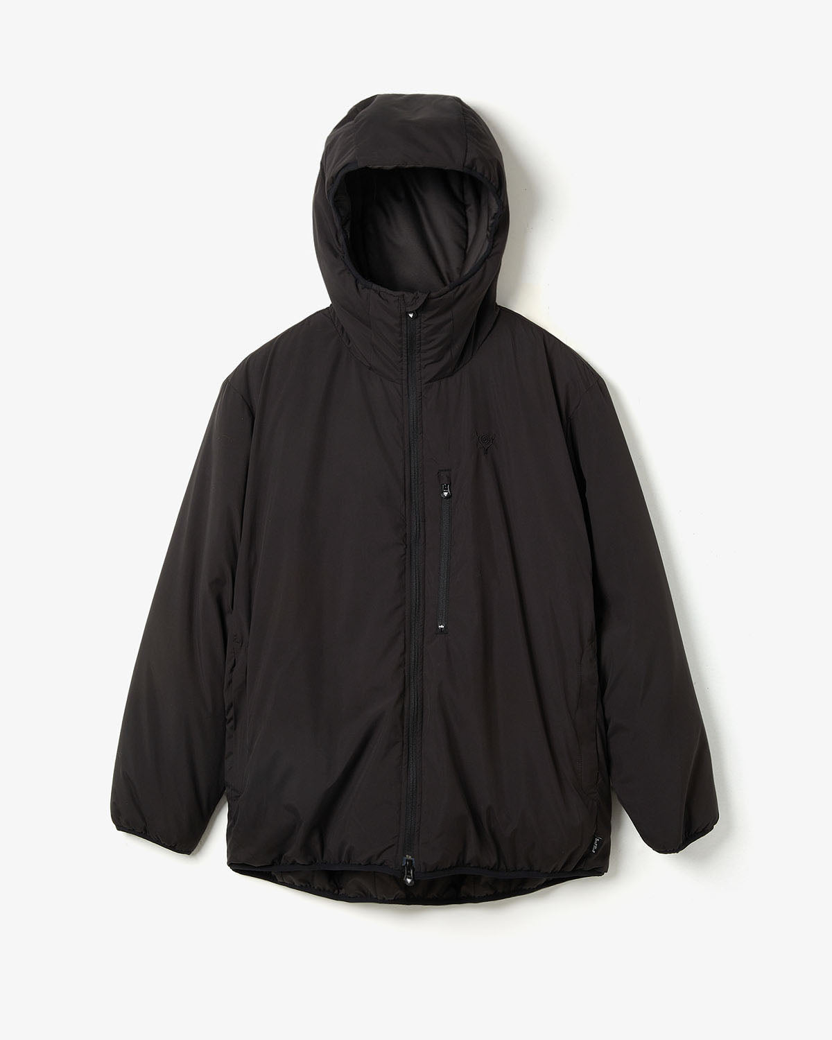 INSULATOR ZIPPED PARKA - POLY PEACH SKIN