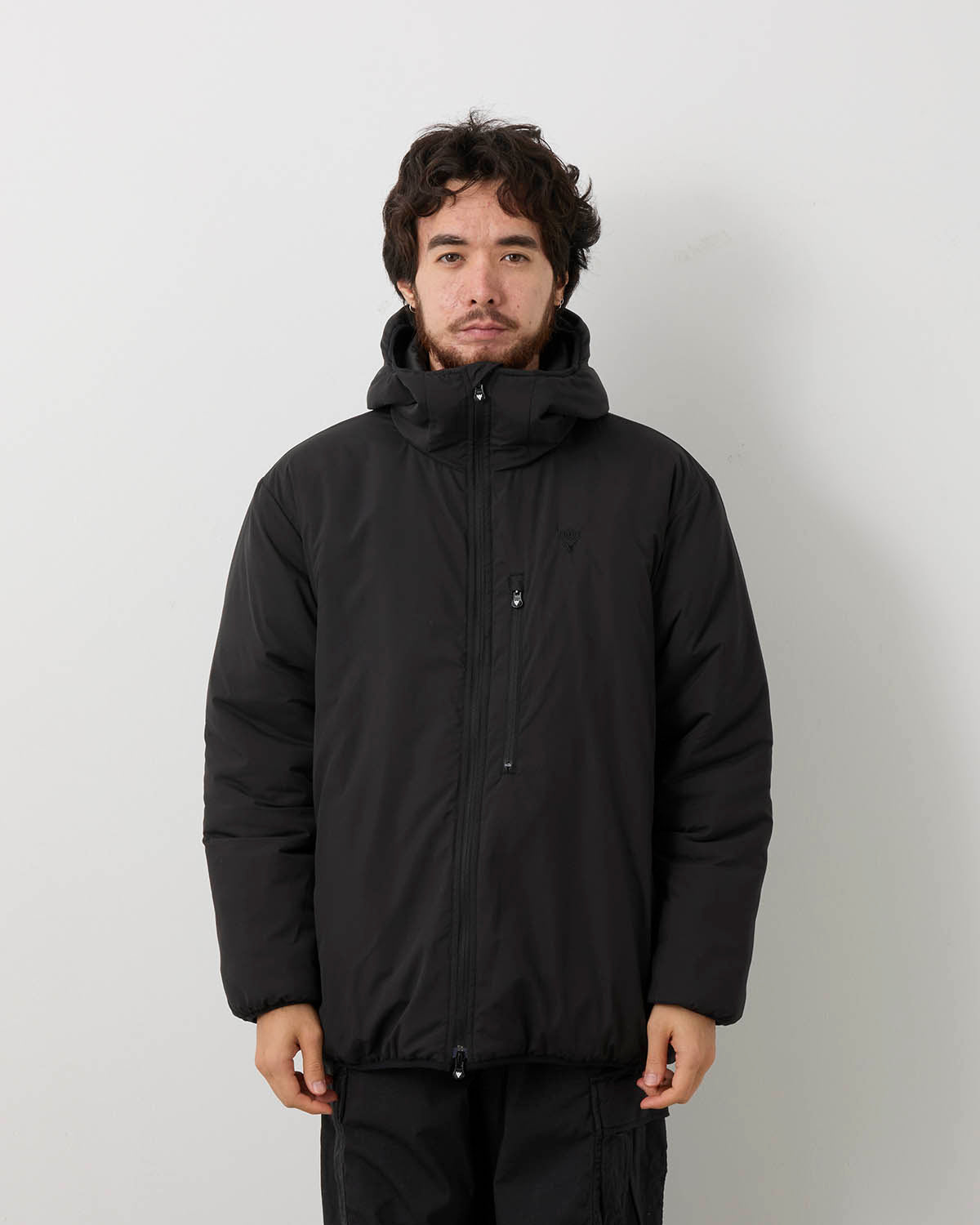 INSULATOR ZIPPED PARKA - POLY PEACH SKIN