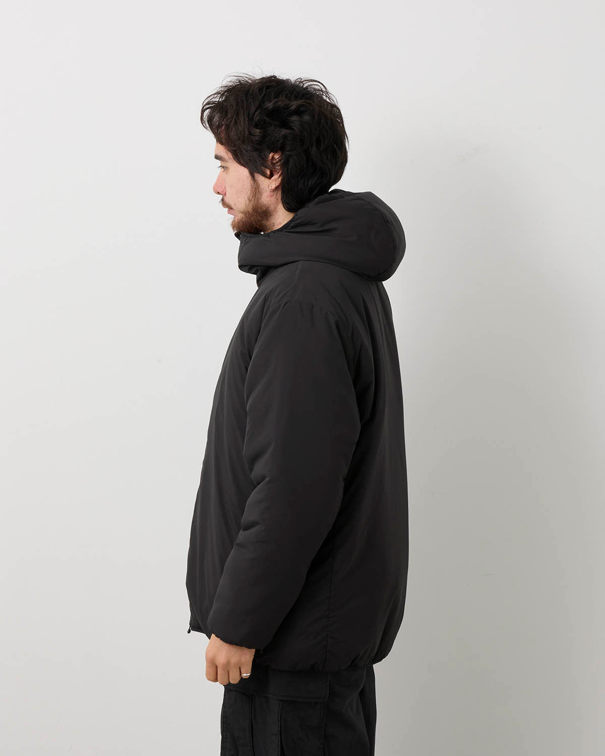 INSULATOR ZIPPED PARKA - POLY PEACH SKIN