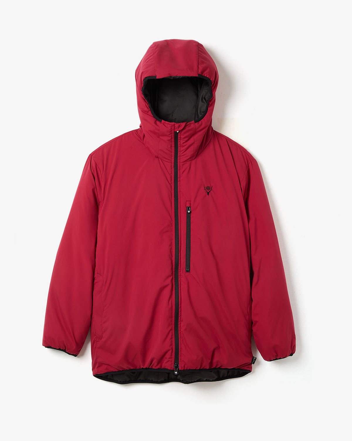 INSULATOR ZIPPED PARKA - POLY PEACH SKIN