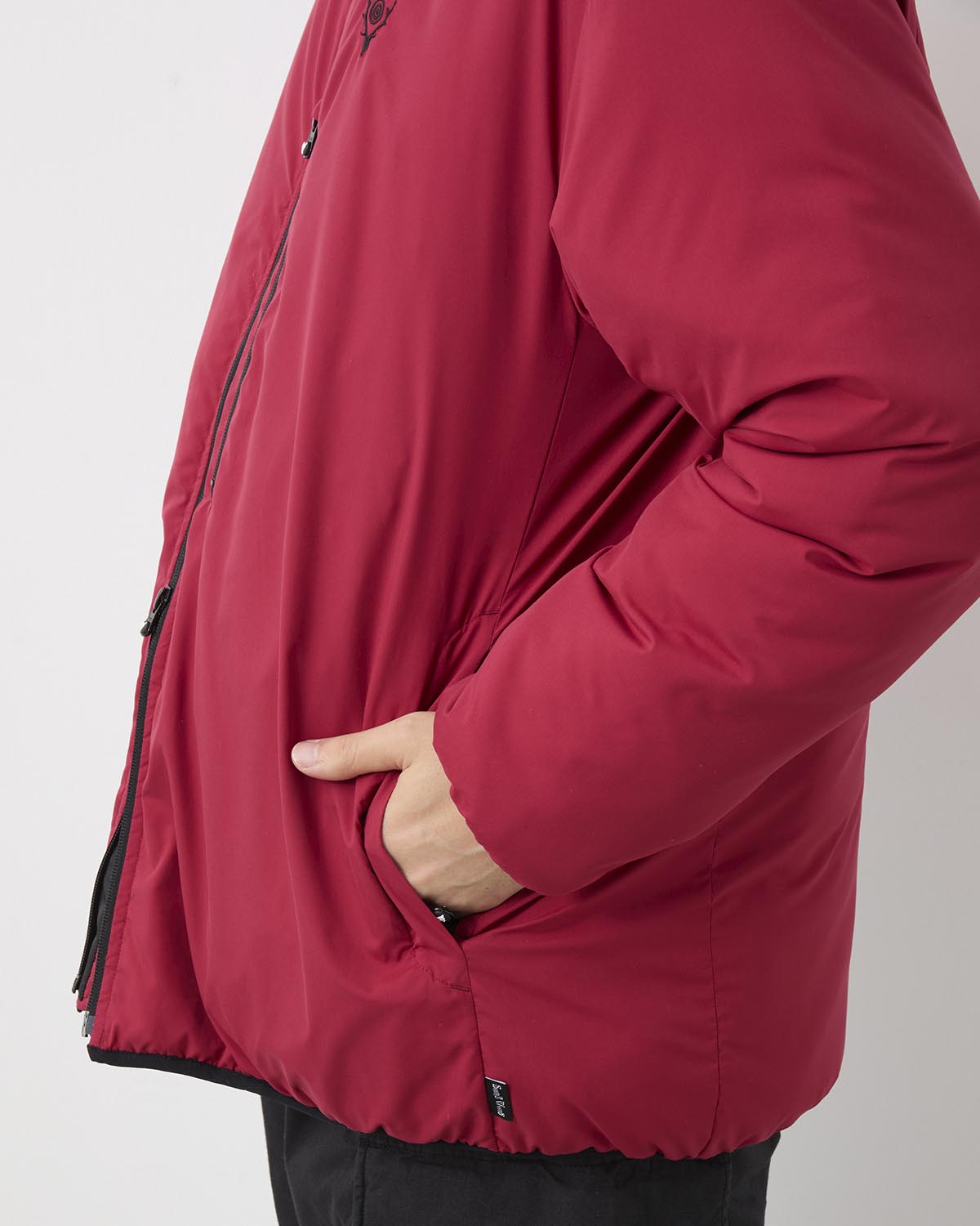INSULATOR ZIPPED PARKA - POLY PEACH SKIN