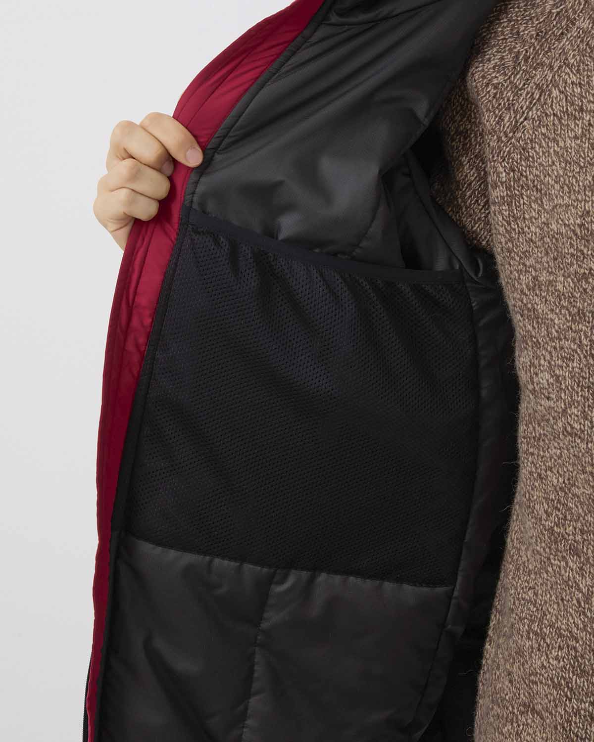 INSULATOR ZIPPED PARKA - POLY PEACH SKIN