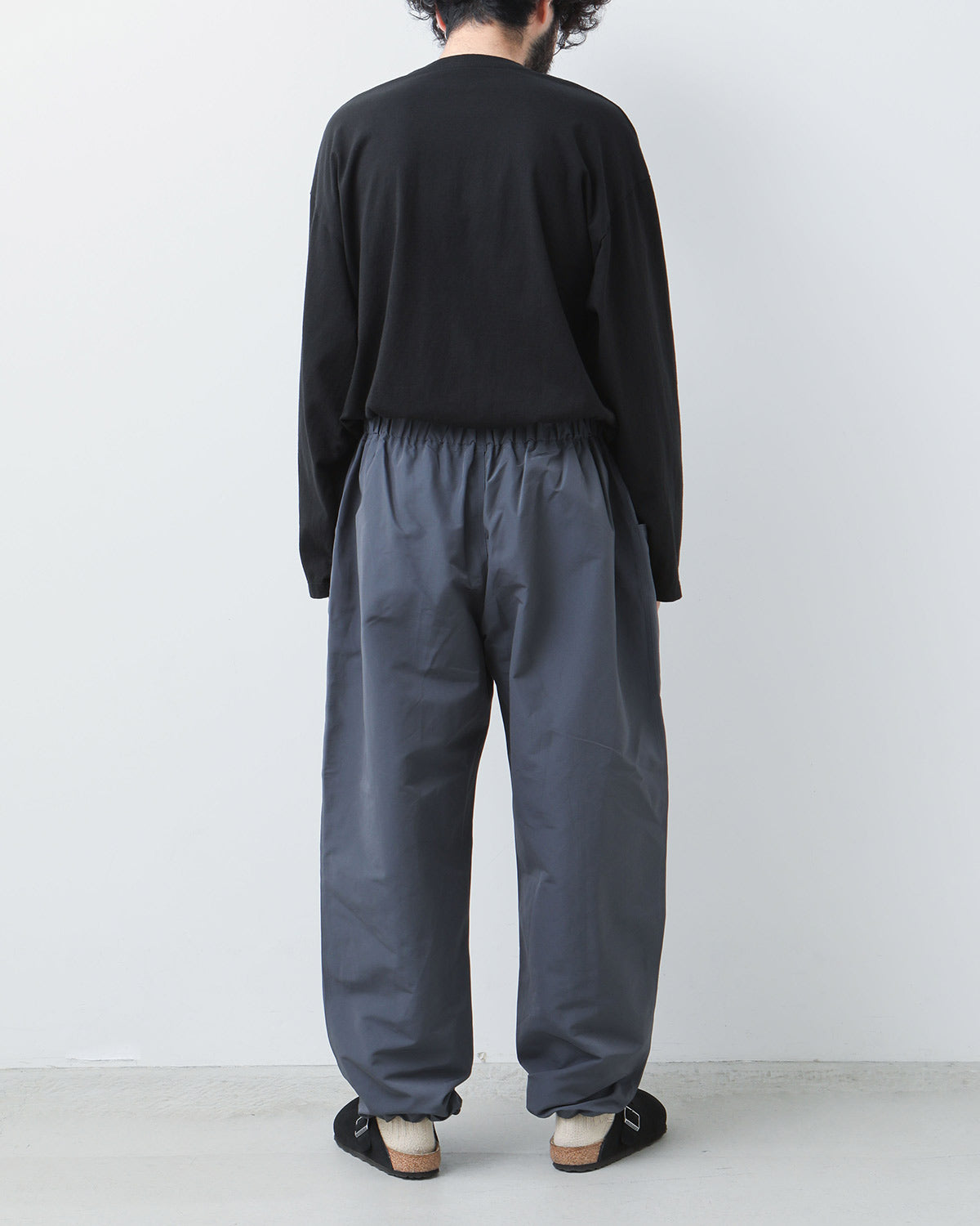 BELTED C.S. PANT - C/N GROSGRAIN