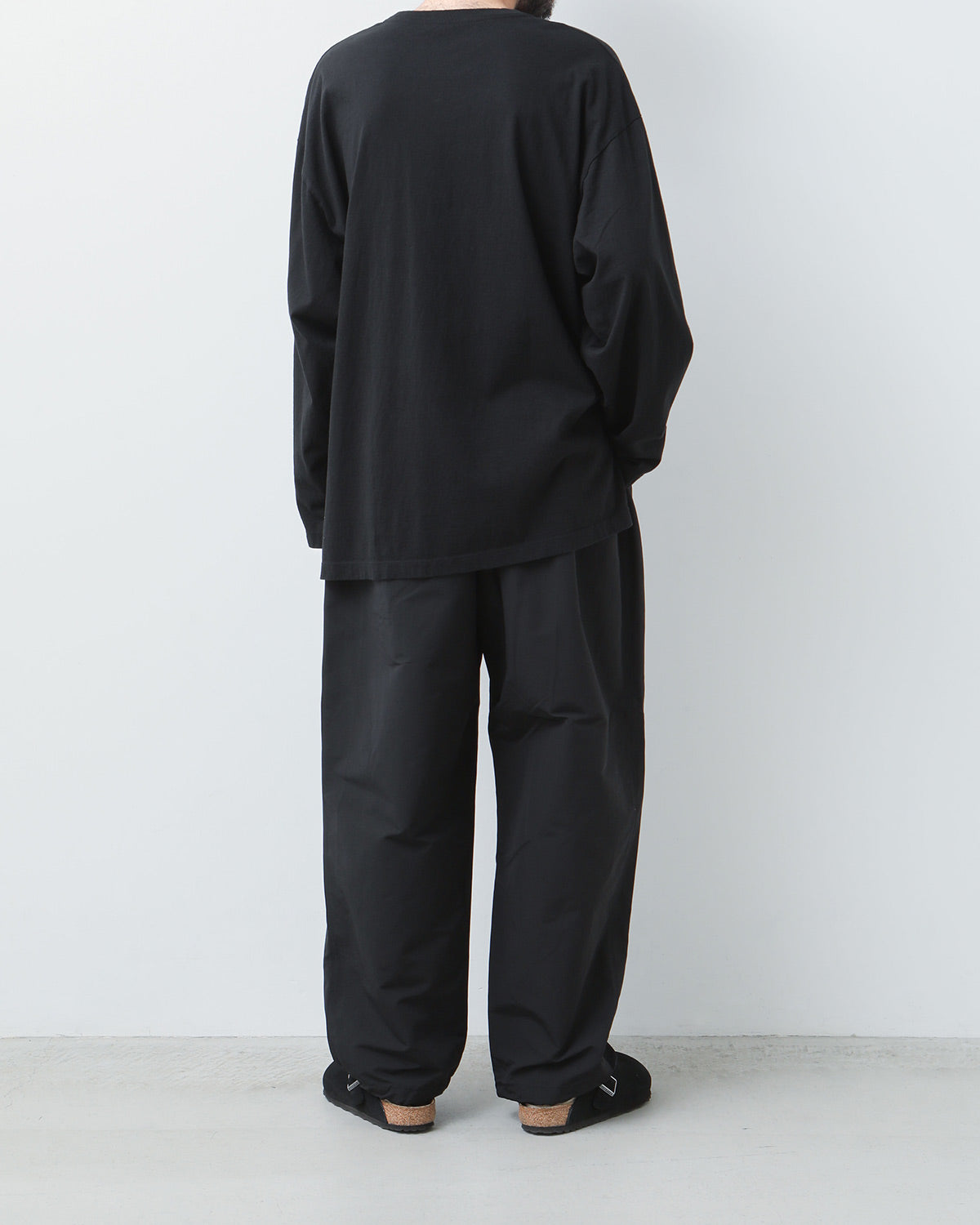 BELTED C.S. PANT - C/N GROSGRAIN