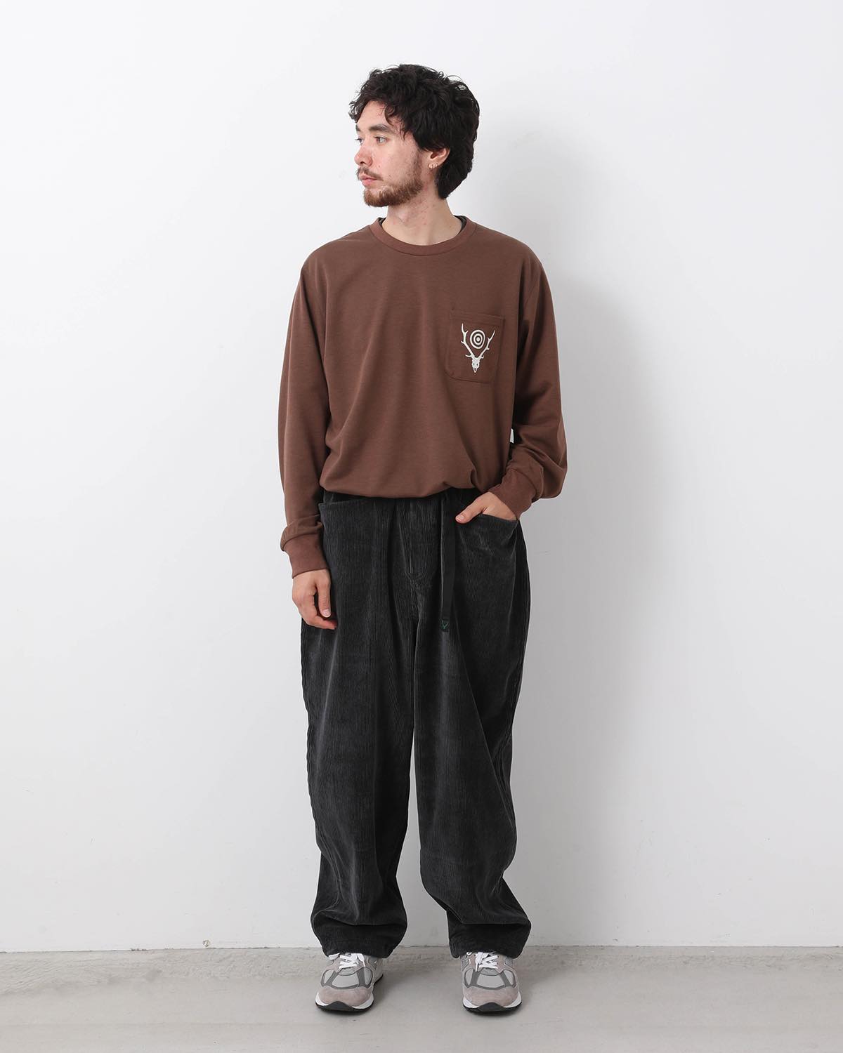 BELTED LOGGER PANT - C/R 9W CORDUROY