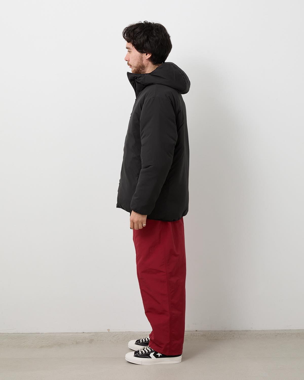 BELTED C.S. PANTS - C/N GROSGRAIN