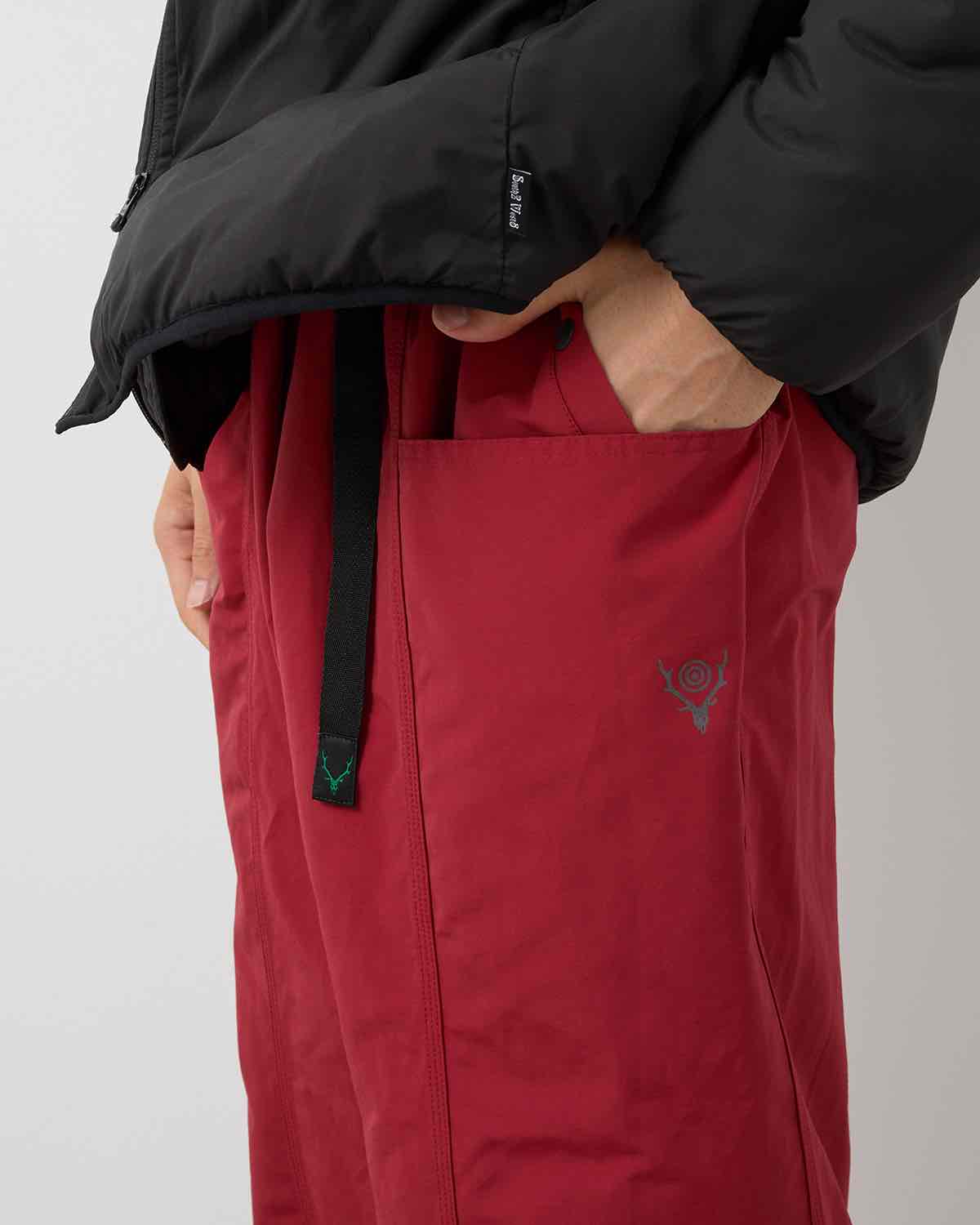 BELTED C.S. PANTS - C/N GROSGRAIN