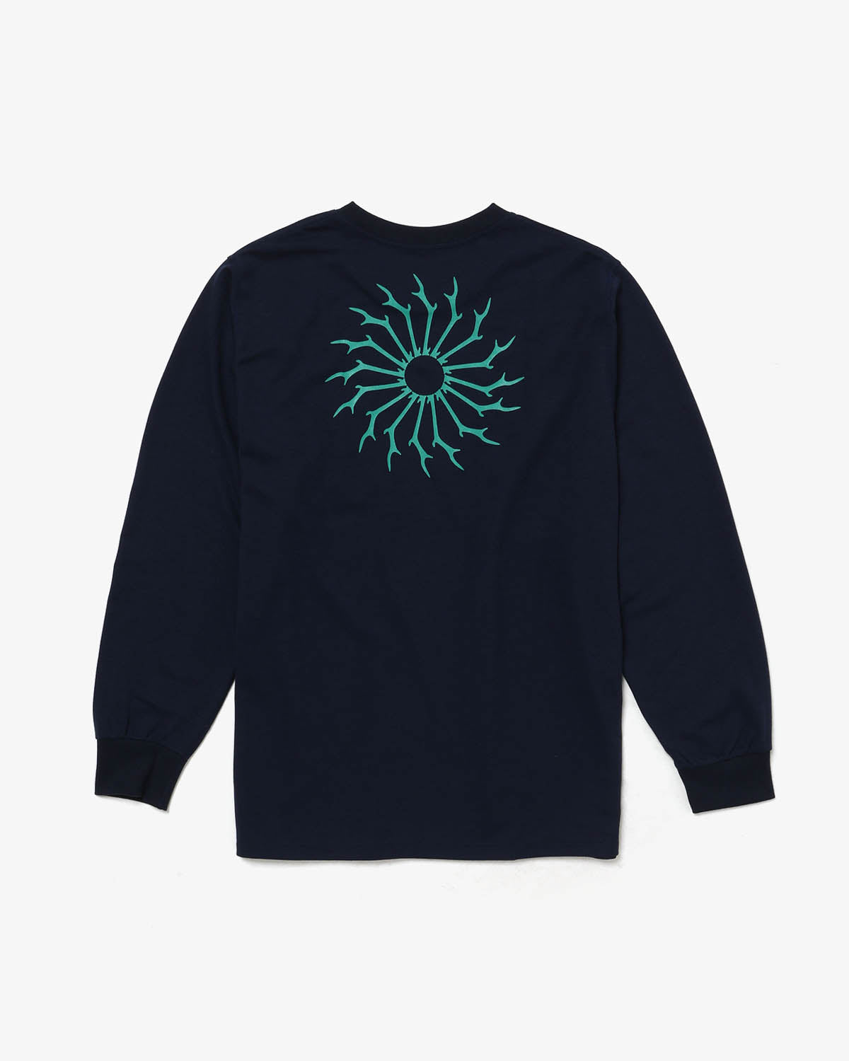 L/S ROUND POCKET TEE - CIRCLE HORN