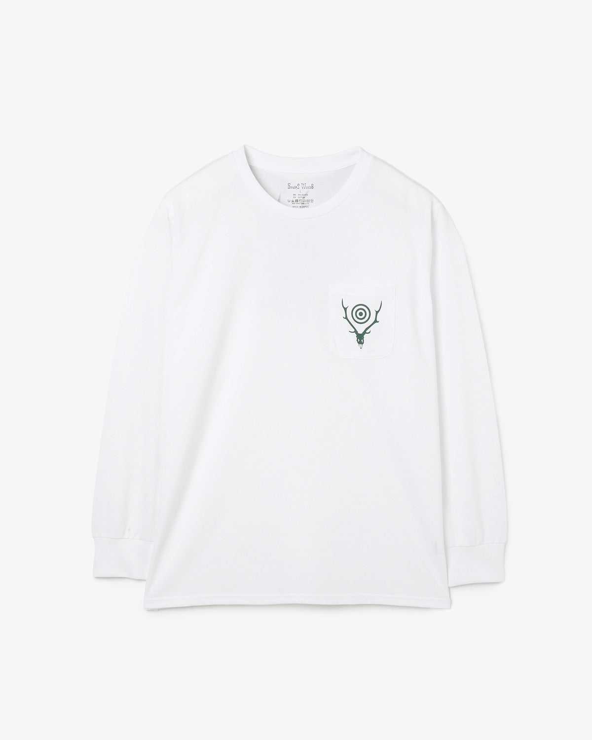L/S ROUND POCKET TEE - CIRCLE HORN
