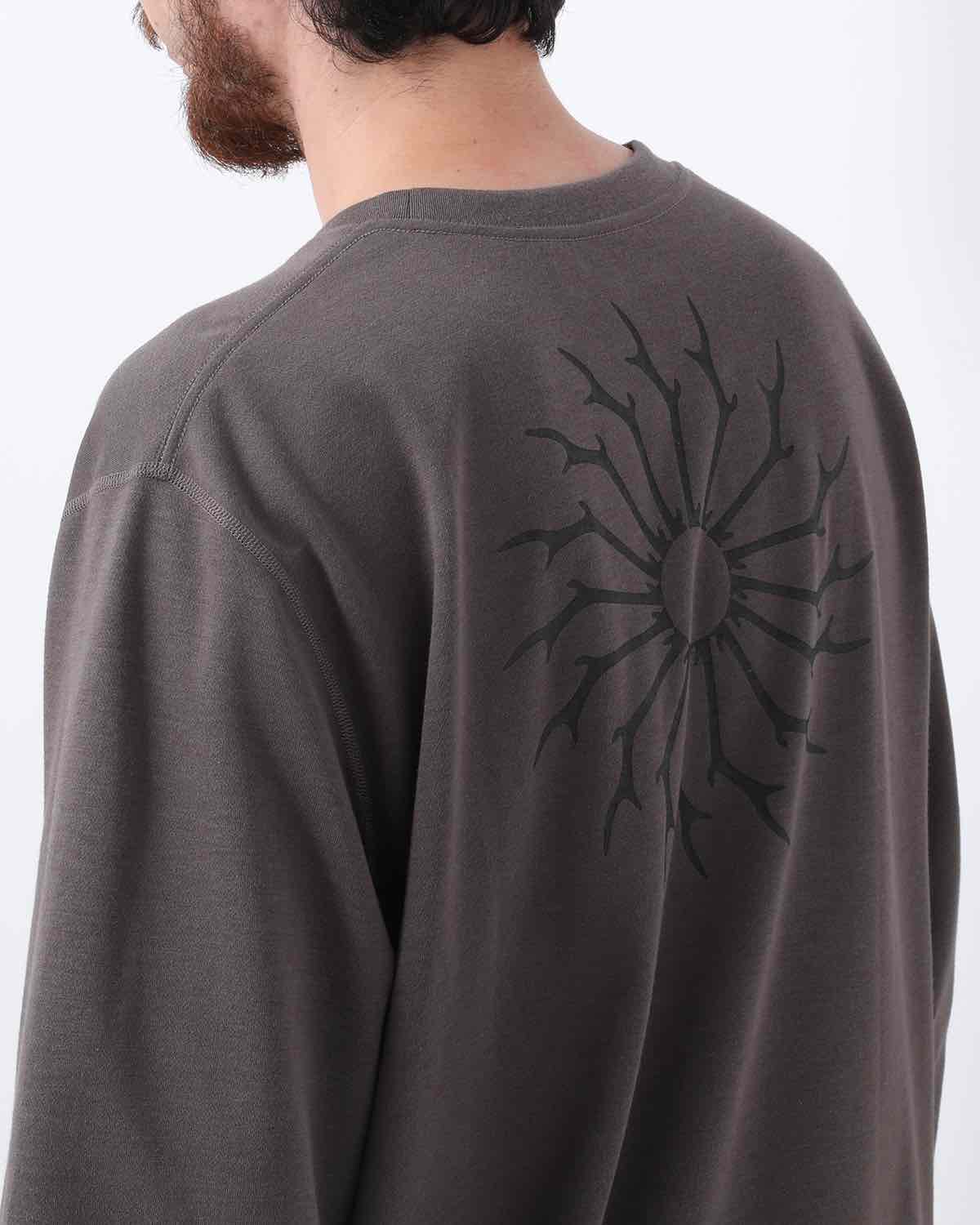 L/S ROUND POCKET TEE - CIRCLE HORN