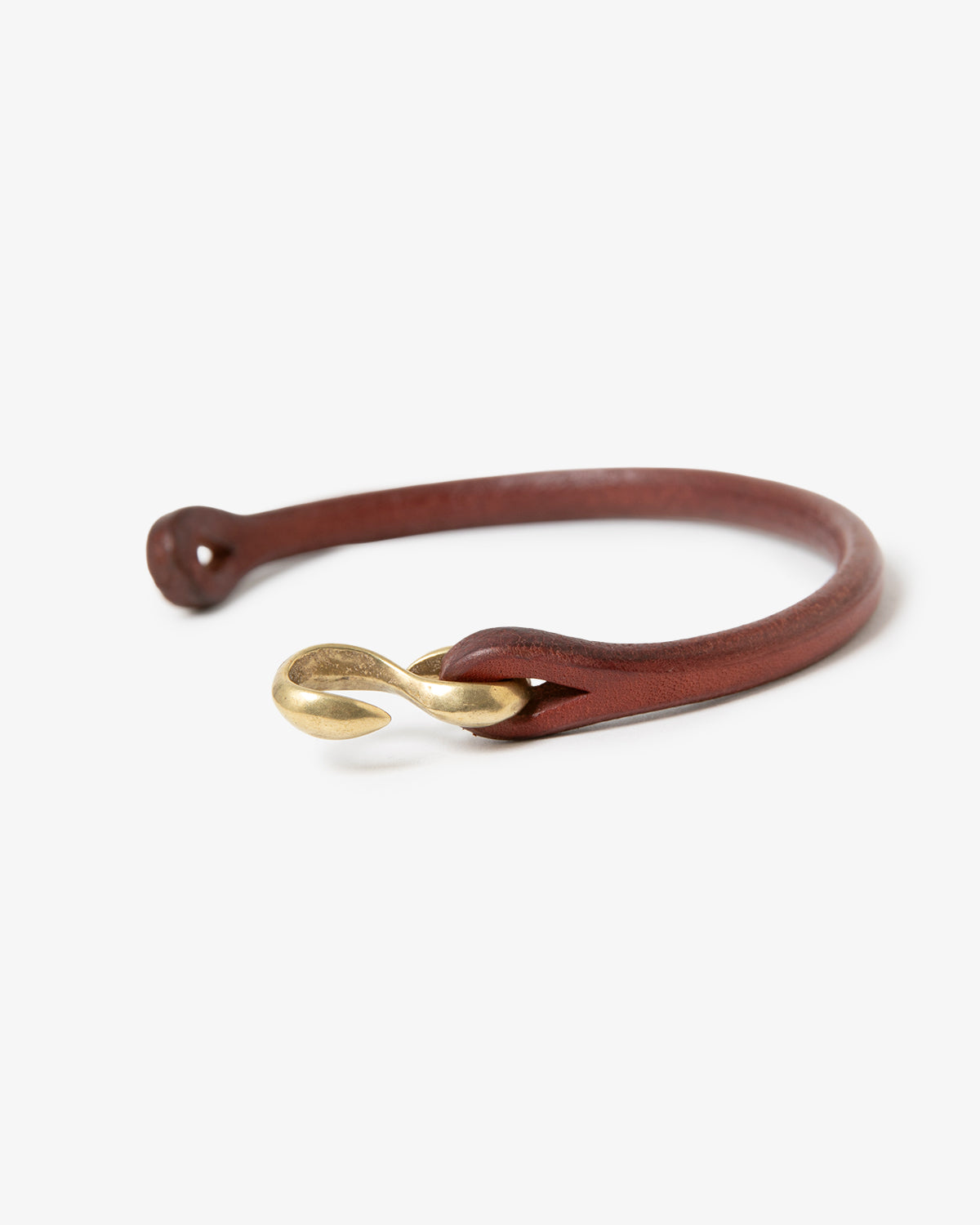 S HOOK LEATHER BRACELET