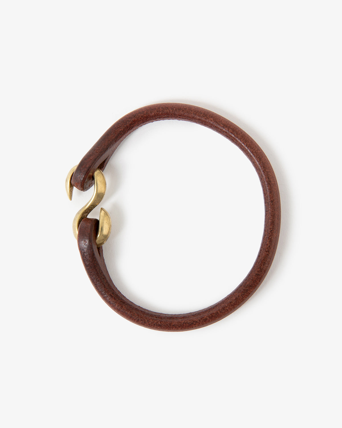 S HOOK LEATHER BRACELET