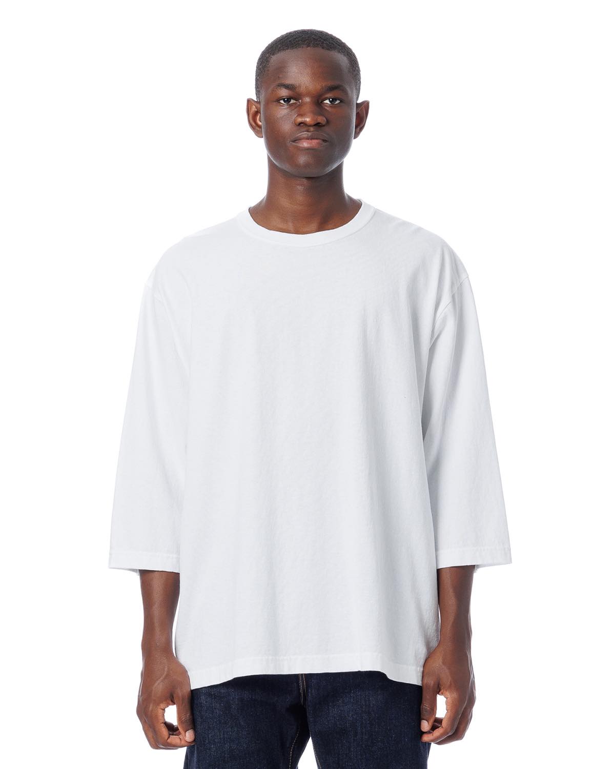 CADET AMERICAN COTTON EASY FIT 3-Q-S TEE