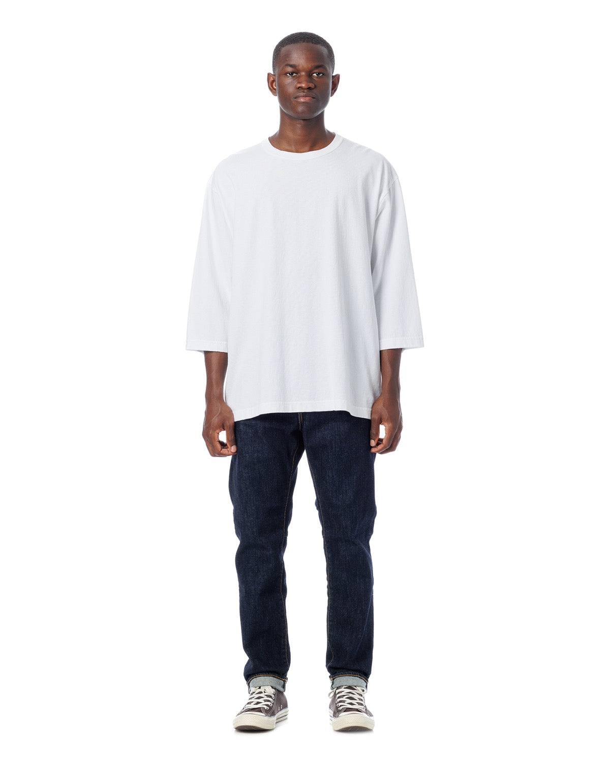 CADET AMERICAN COTTON EASY FIT 3-Q-S TEE