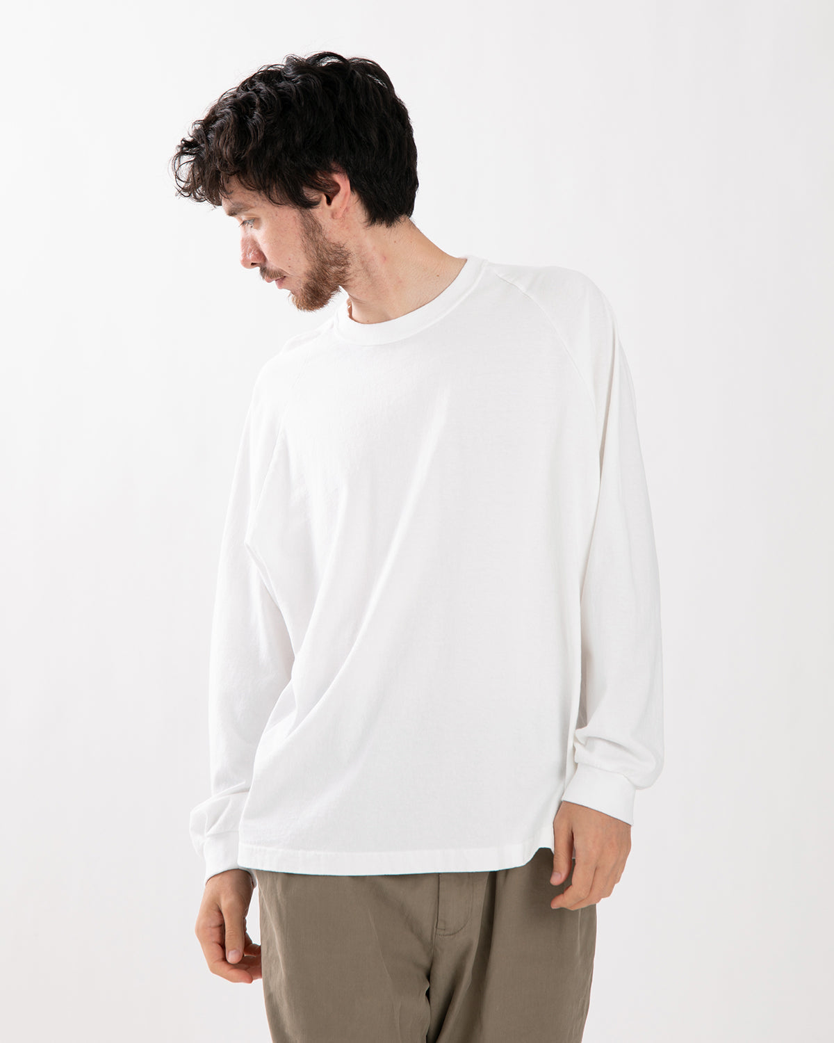CADET AMERICAN COTTON EASY FIT RAGLAN L-S TEE