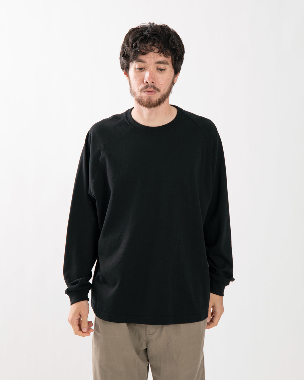 CADET AMERICAN COTTON EASY FIT RAGLAN L-S TEE
