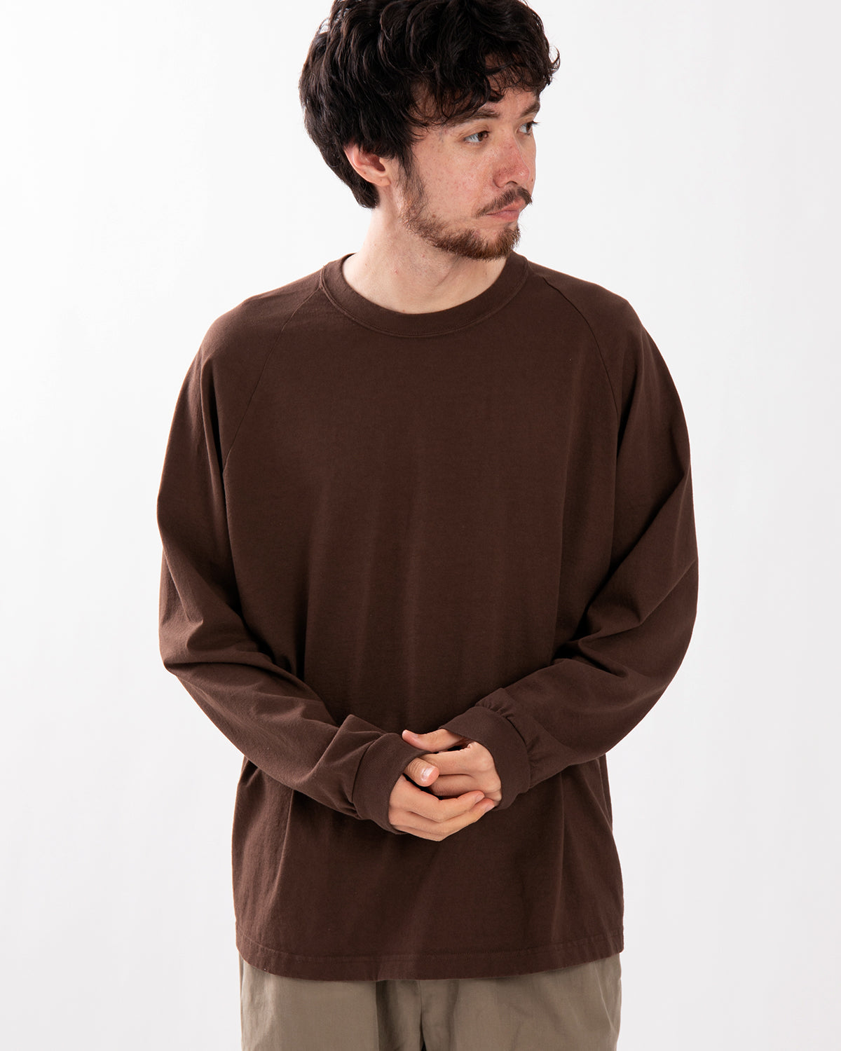 CADET AMERICAN COTTON EASY FIT RAGLAN L-S TEE