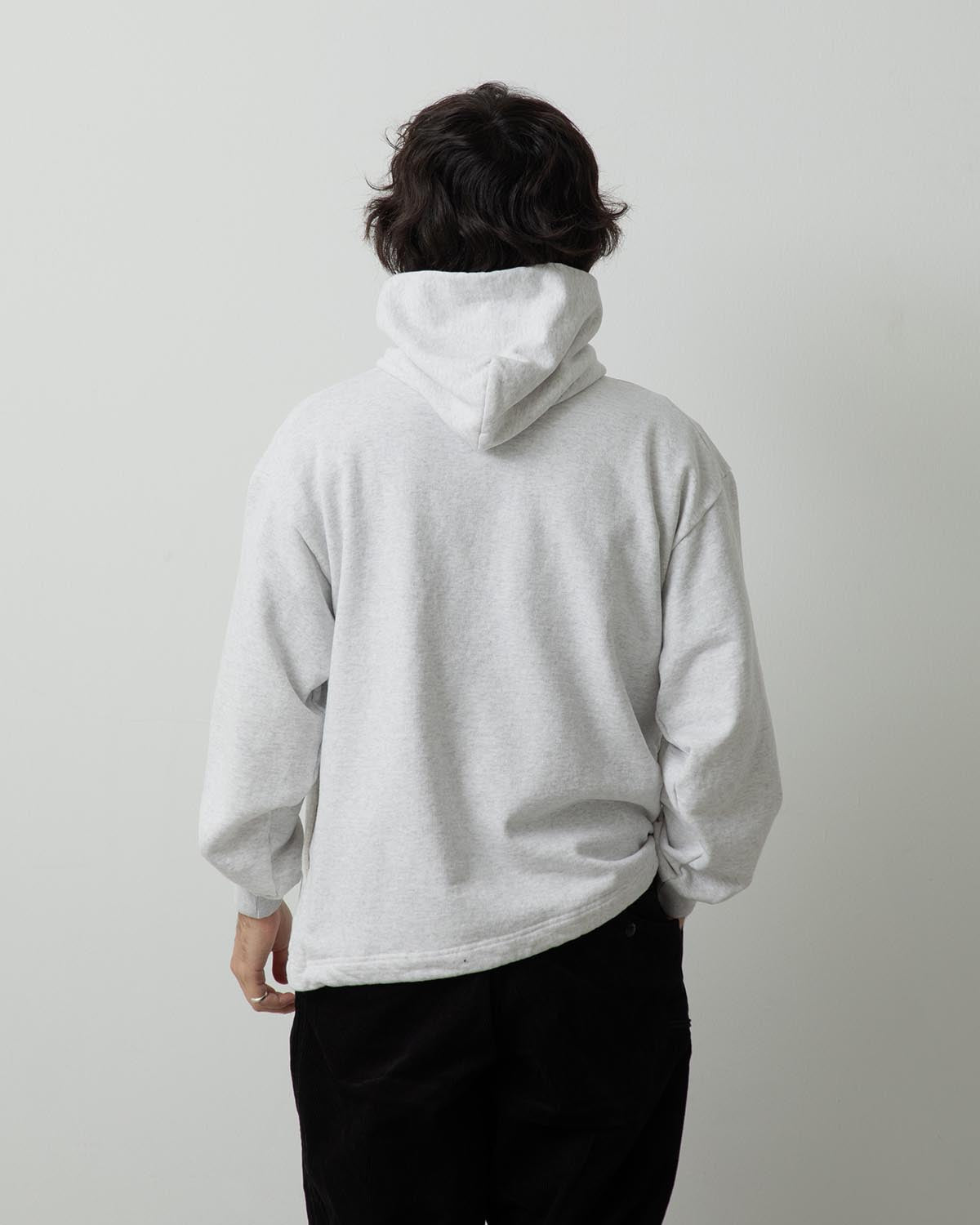 AMERICAN COTTON ELASTIC HOODED SWEATSHIRT