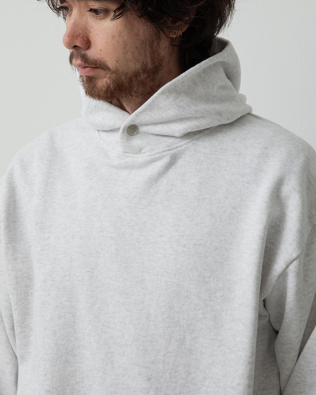 AMERICAN COTTON ELASTIC HOODED SWEATSHIRT