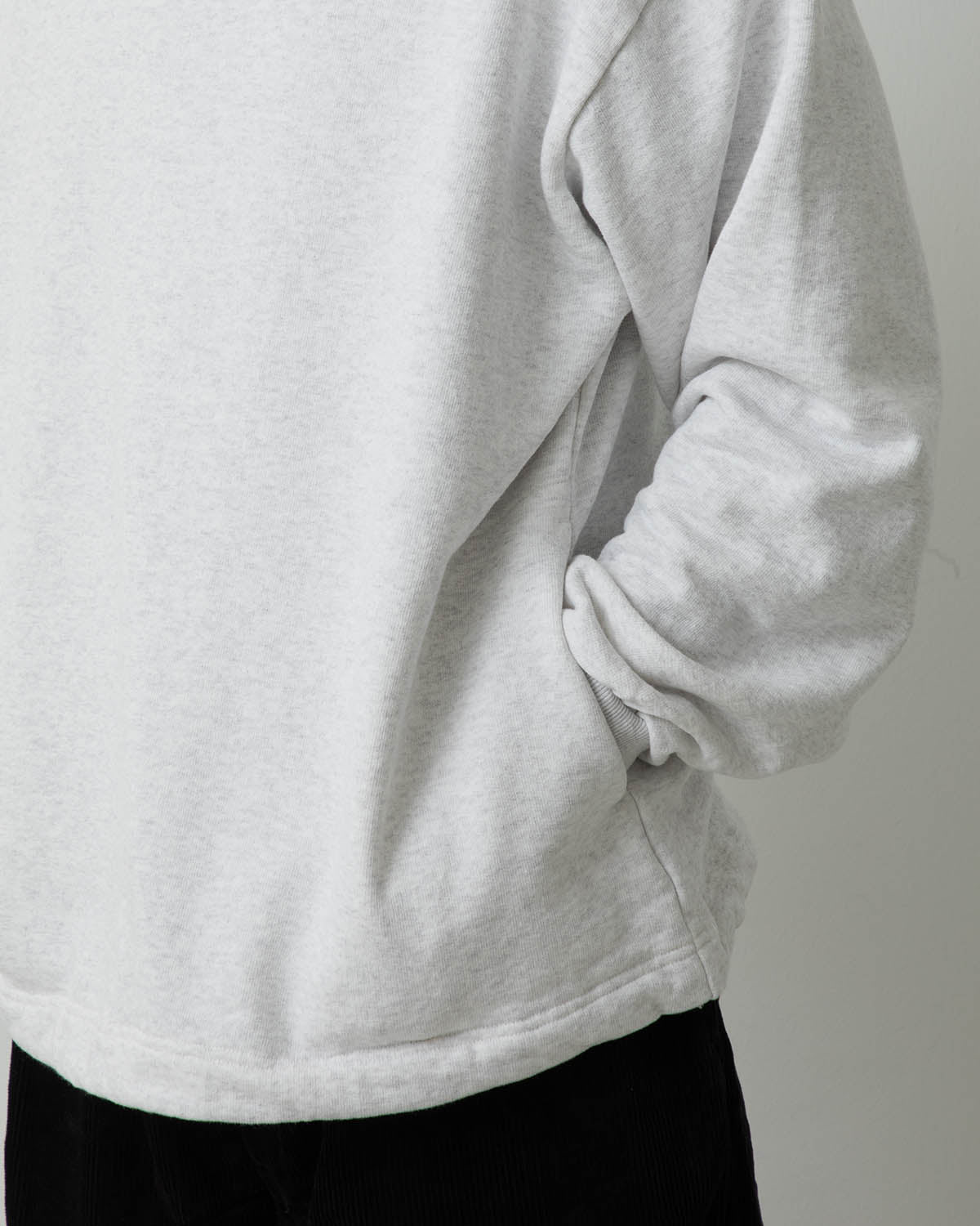 AMERICAN COTTON ELASTIC HOODED SWEATSHIRT