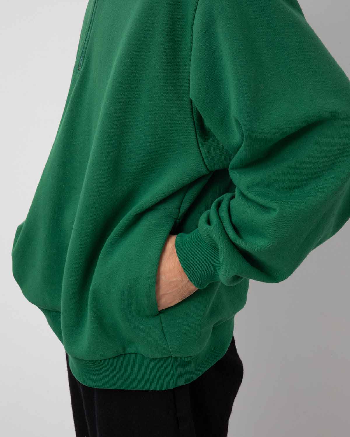 AMERICAN COTTON HALF ZIP PULLOVER