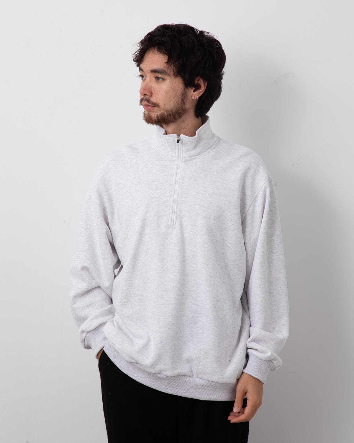 AMERICAN COTTON HALF ZIP PULLOVER