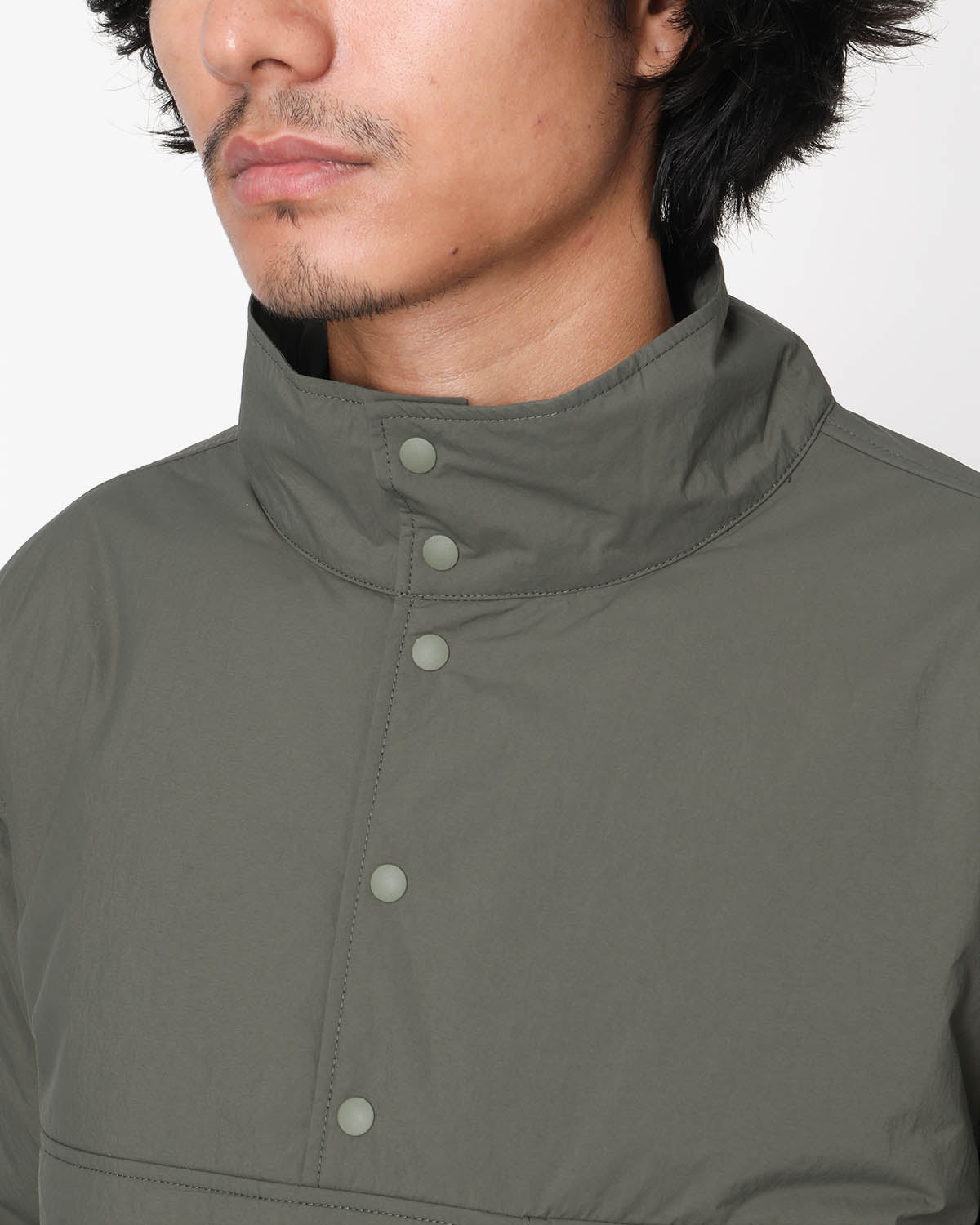 TRACK PULLOVER PUFF JACKET