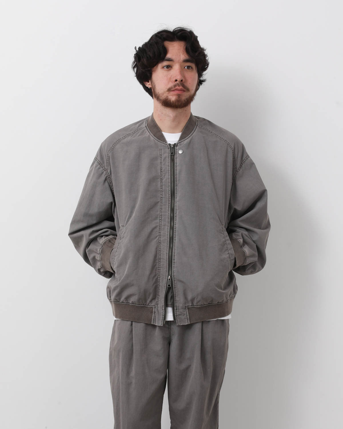 BOMBER JACKET - OVERDYED