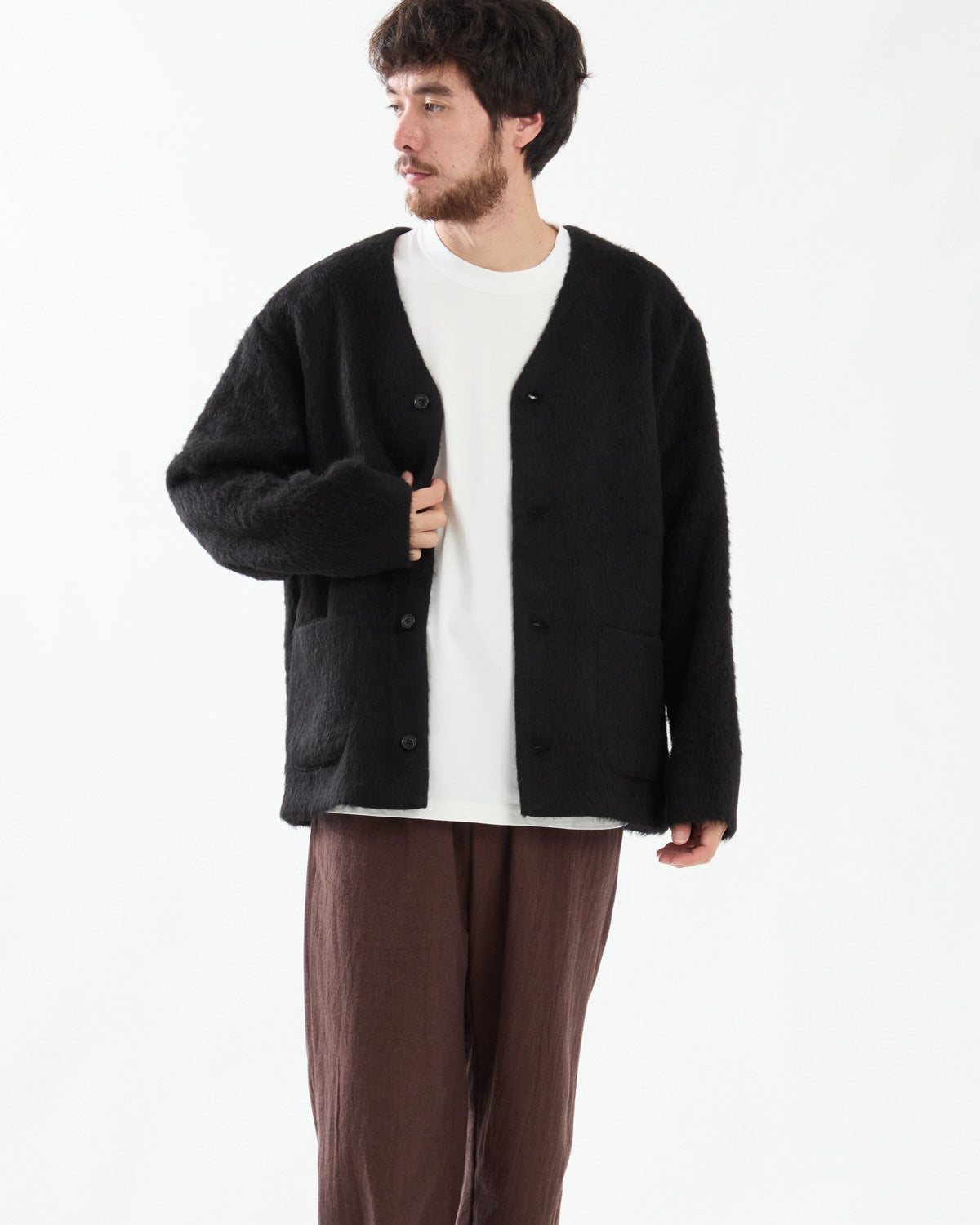 FRONTMAN SHAGGY CARDIGAN