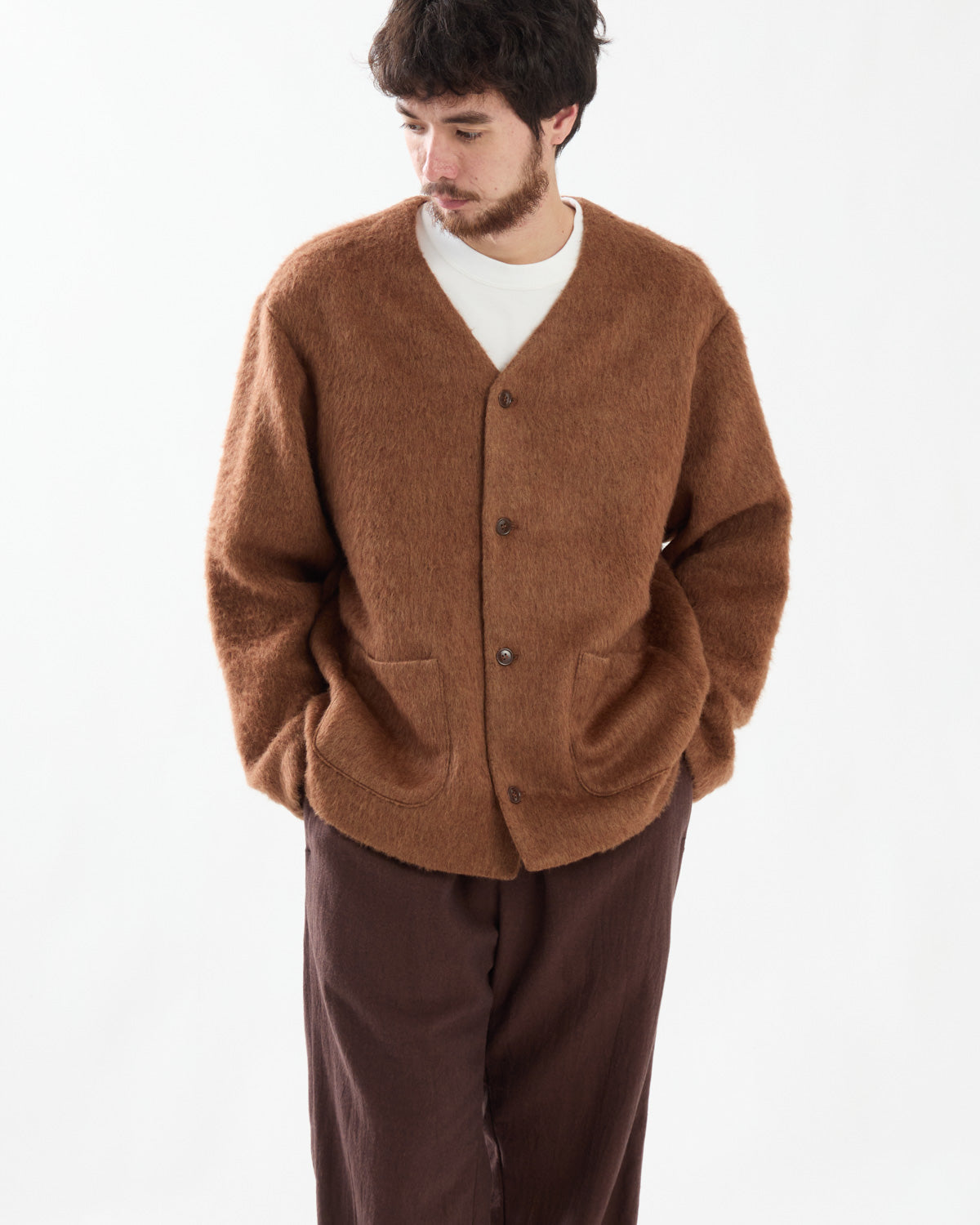 FRONTMAN SHAGGY CARDIGAN