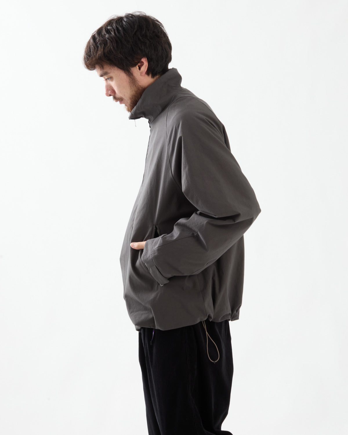 GENTLEMAN STAND COLLAR JACKET