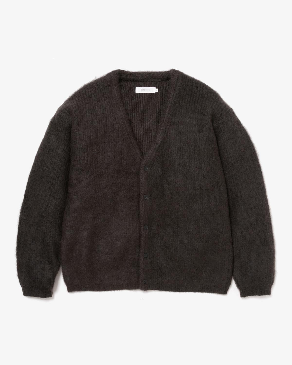 DONALD MOHAIR KNIT CARDIGAN