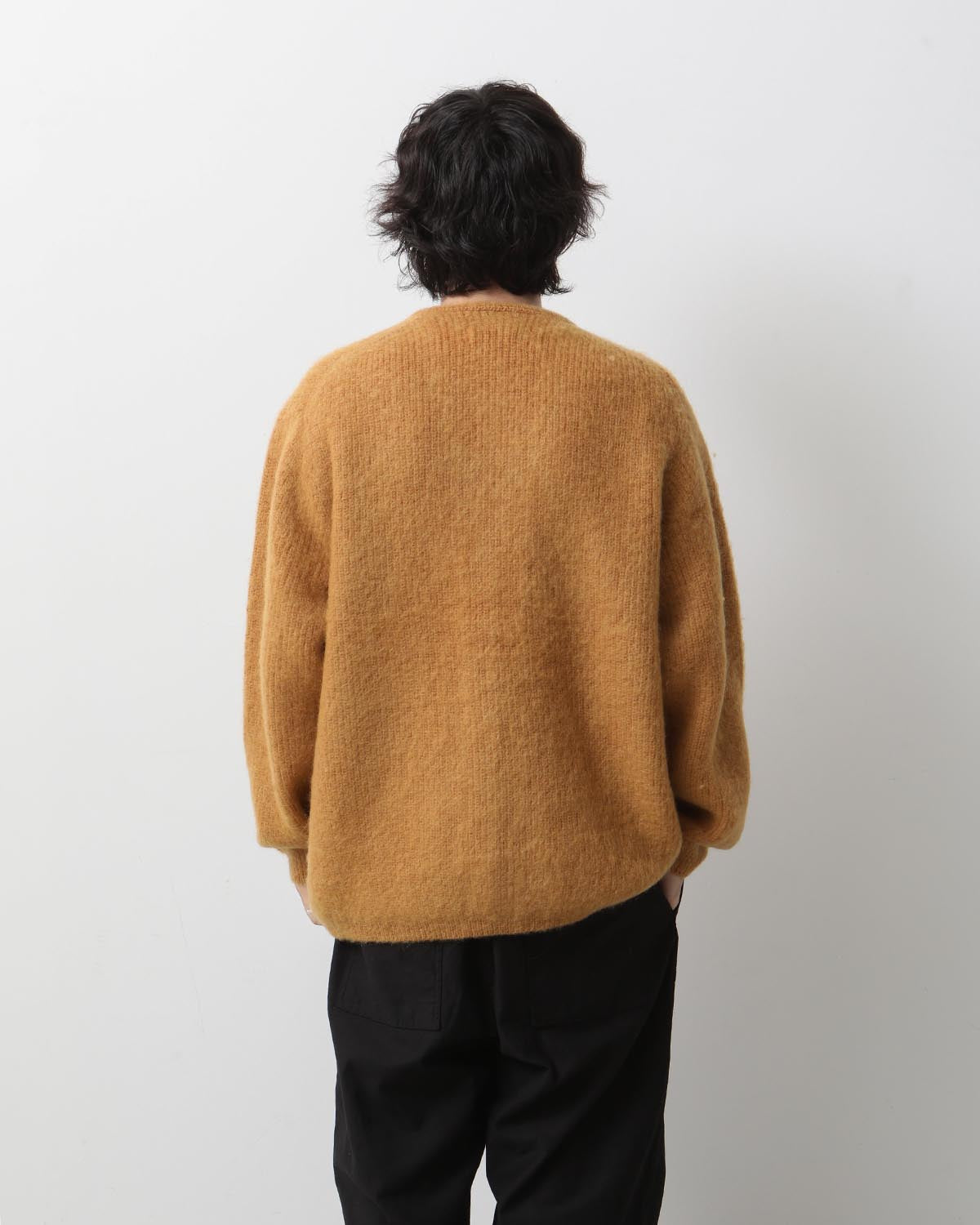 DONALD MOHAIR KNIT CARDIGAN