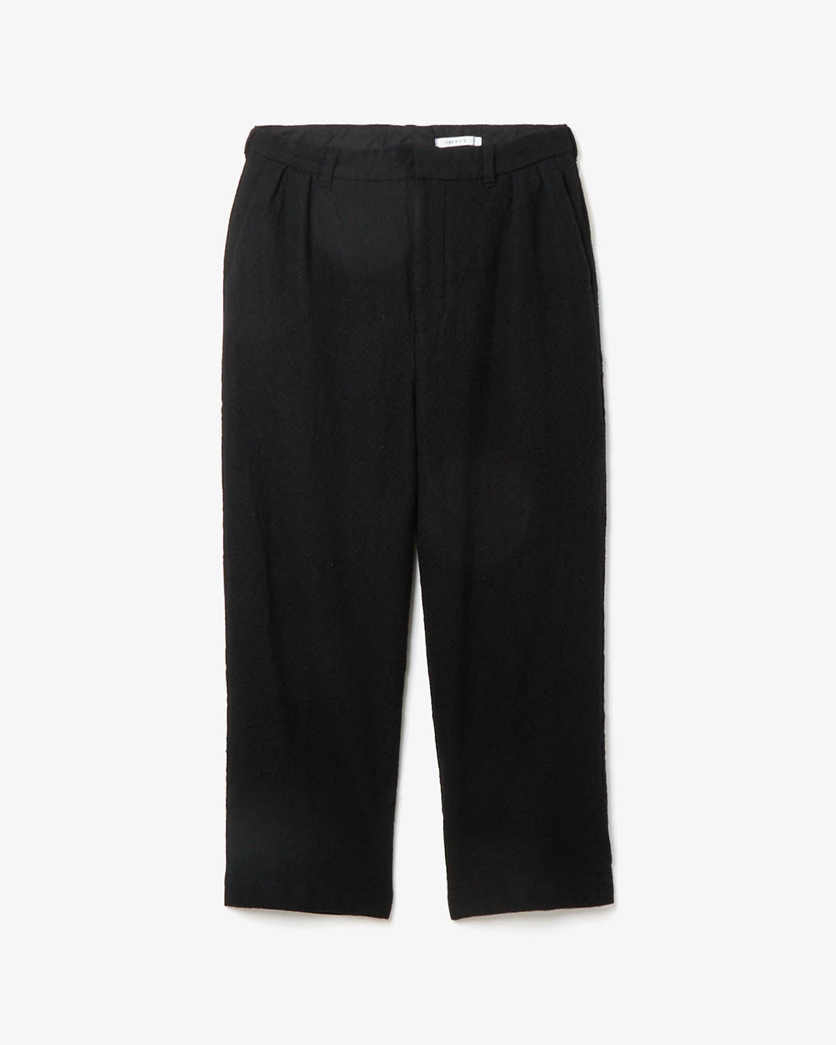 WOOL TUCK PANTS - WASHED