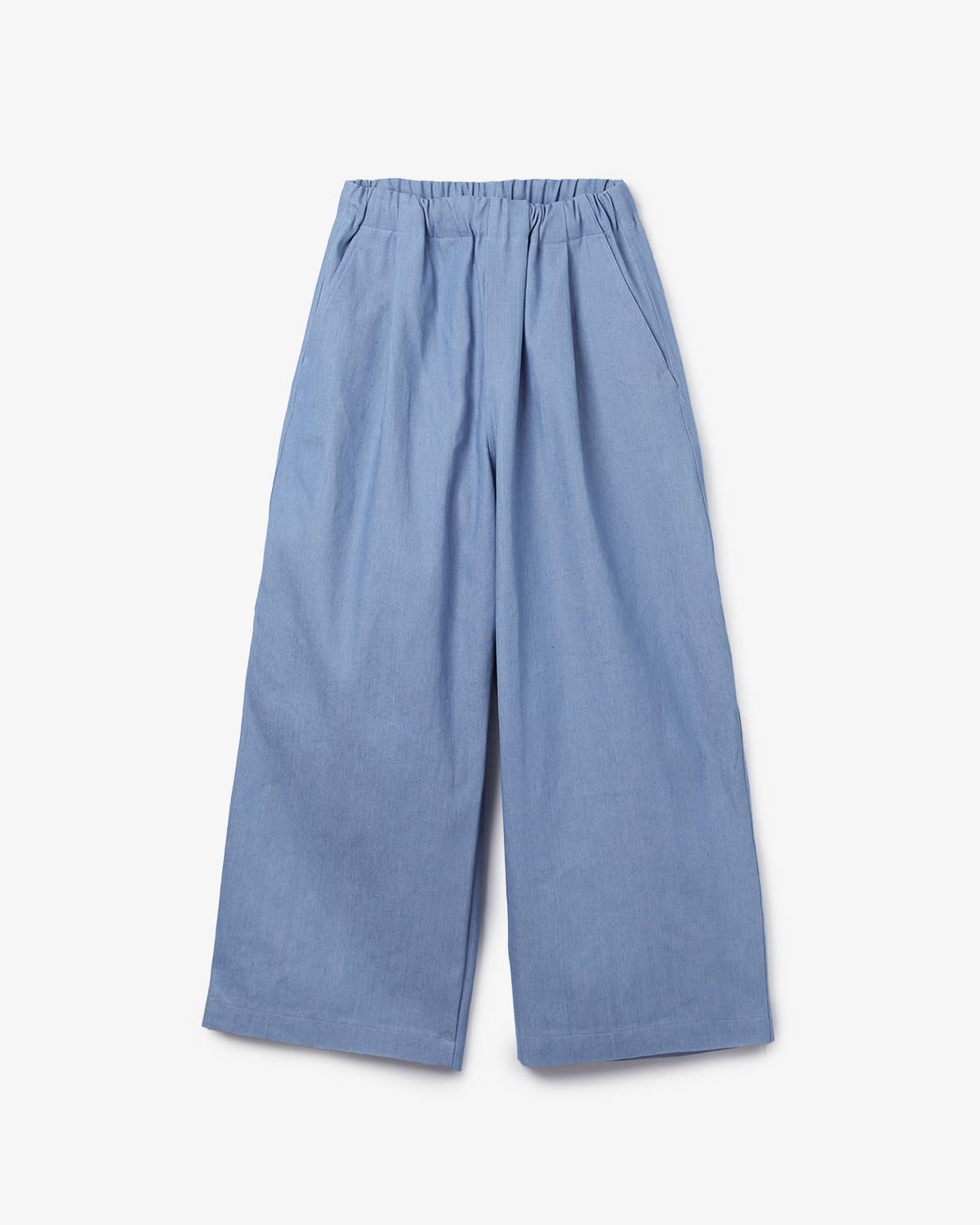 LIGHT DENIM EASY BAGGY PANTS