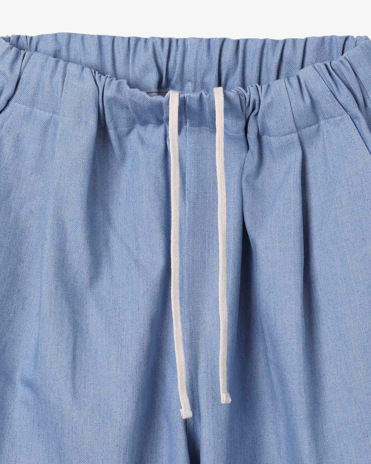 LIGHT DENIM EASY BAGGY PANTS